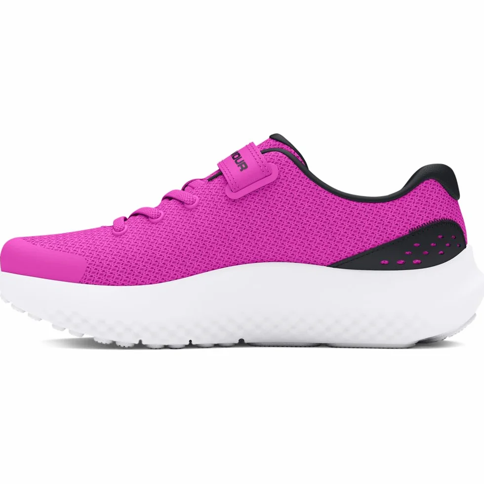 Under Armour UA GPS Surge 4 AC Buty do biegania, Vivid Magenta/Czarny/Stellar Pink, 31,5 EU, Vivid Magenta Czarny Stellar Różowy, 31.5 EU