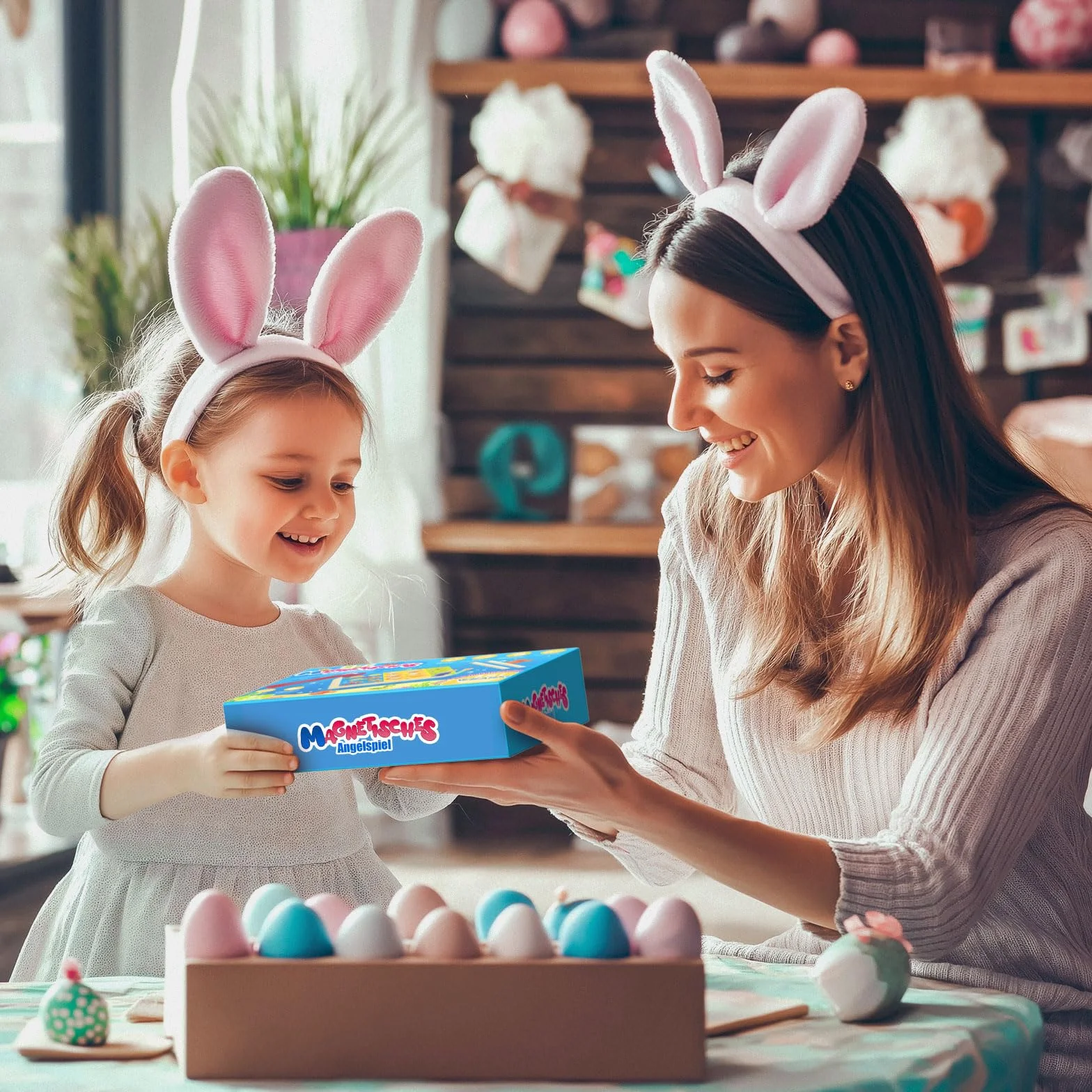 WEARXI Montessori zabawka od 2 lat, magnetyczna zabawka wędkarska, zabawka motoryczna, zabawka dla dzieci od 2 lat, zabawka dla dzieci, małe prezenty na Boże Narodzenie dla dzieci