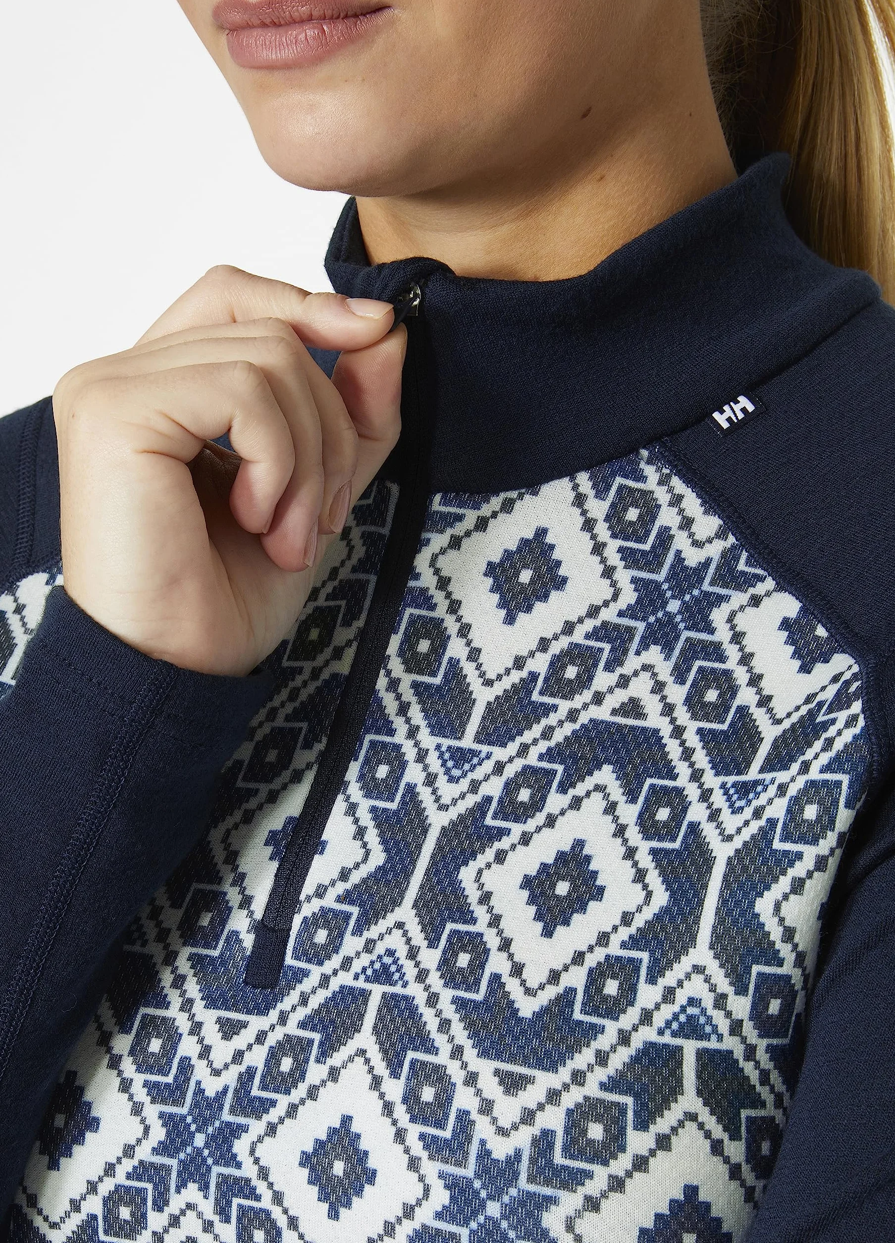 Helly Hansen Damska warstwa bazowa LIFA® Merino Midweight 2 w 1 z zamkiem błyskawicznym