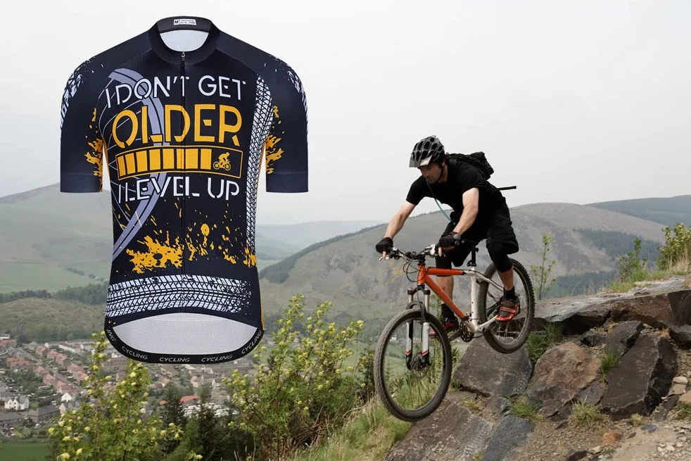 Koszulka kolarska męska, rower górski koszulka rowerowa topy odzież szosowa odzież rowerowa strój Ciclismo XXS-6XL