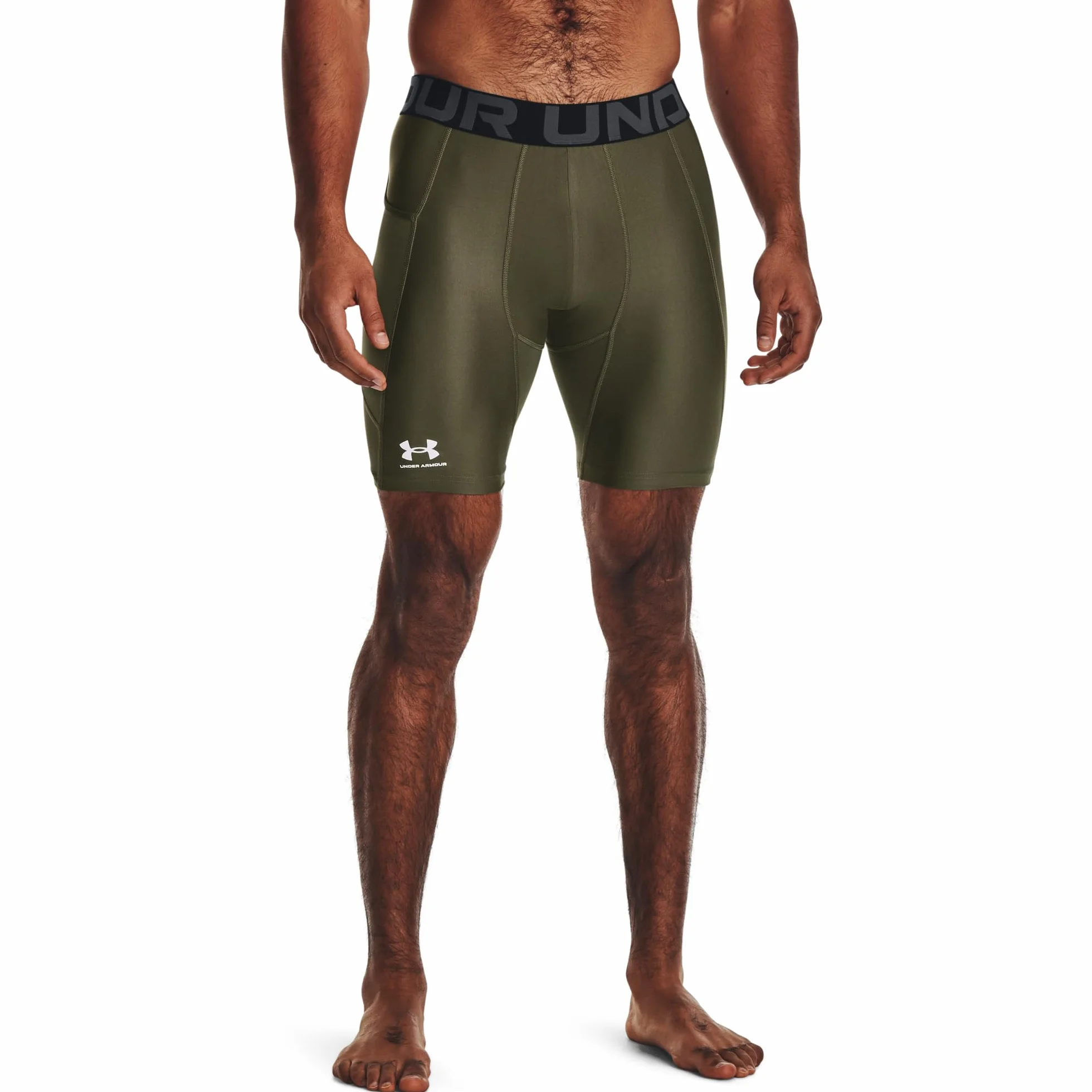 Under Armour Oddychająca koszulka bez rękawów, wygodna odzież na siłownię dla mężczyzn z dopasowaniem kompresyjnym Mężczyźni Ua Heatgear Armour bez rękawów