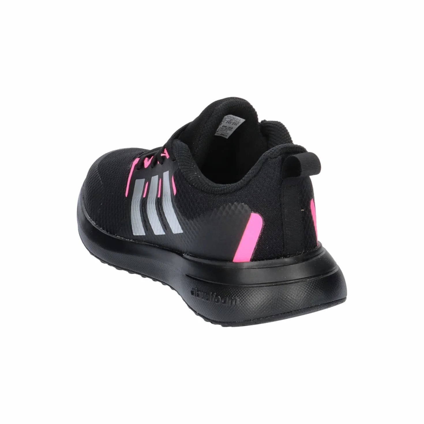adidas Uniseks - dzieci FortaRun 2.0 Shoes Kids, core black/silver met/pink, 36 2/3 EU
