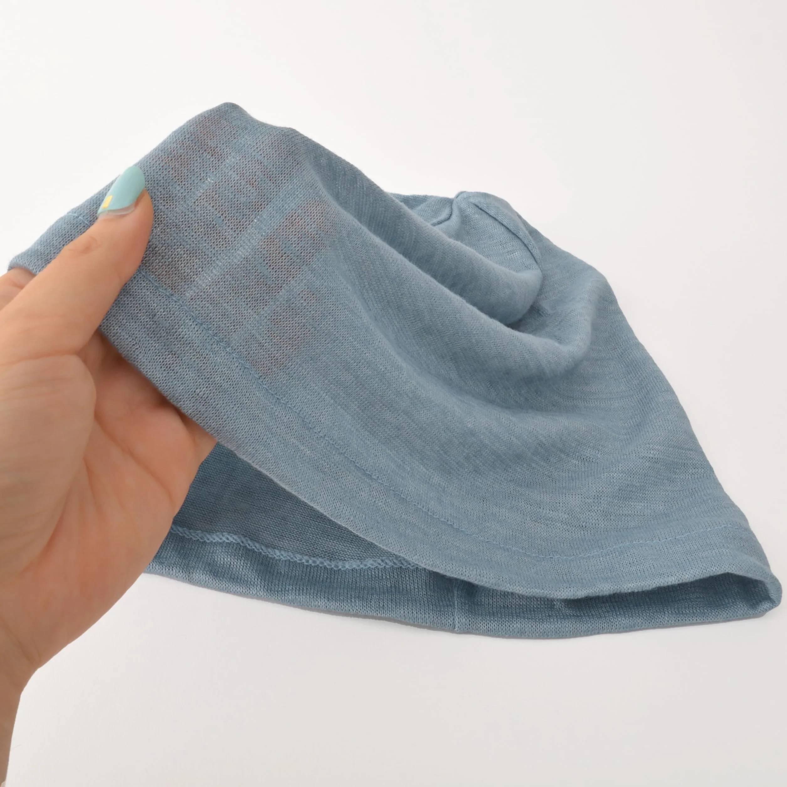 Lniana Męska Damska Czapka Letnia - Lekka Czapki z Dzianiny Typu Slouchy Beanie Wyprodukowana w Japonii