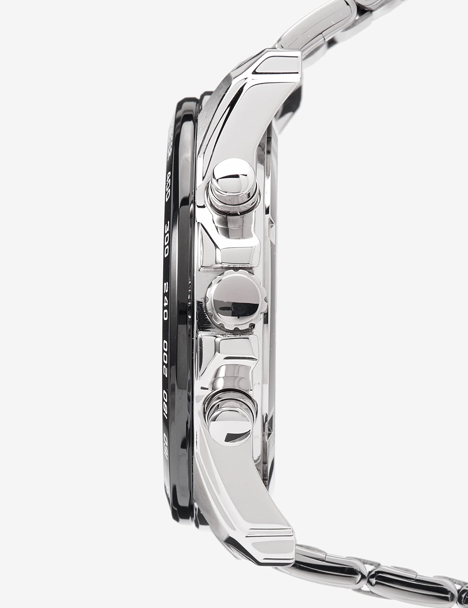 Lorus Mężczyźni Sport Zegarek, Srebrny/Czarny, 44 mm