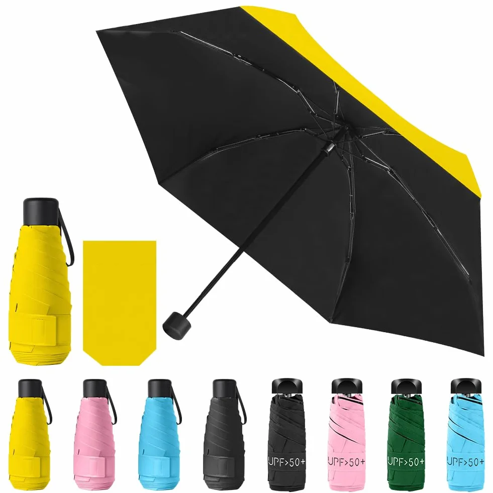 Vicloon Mini parasol, kieszonkowy parasol, ochrona przed słońcem, ochrona przed promieniowaniem UV