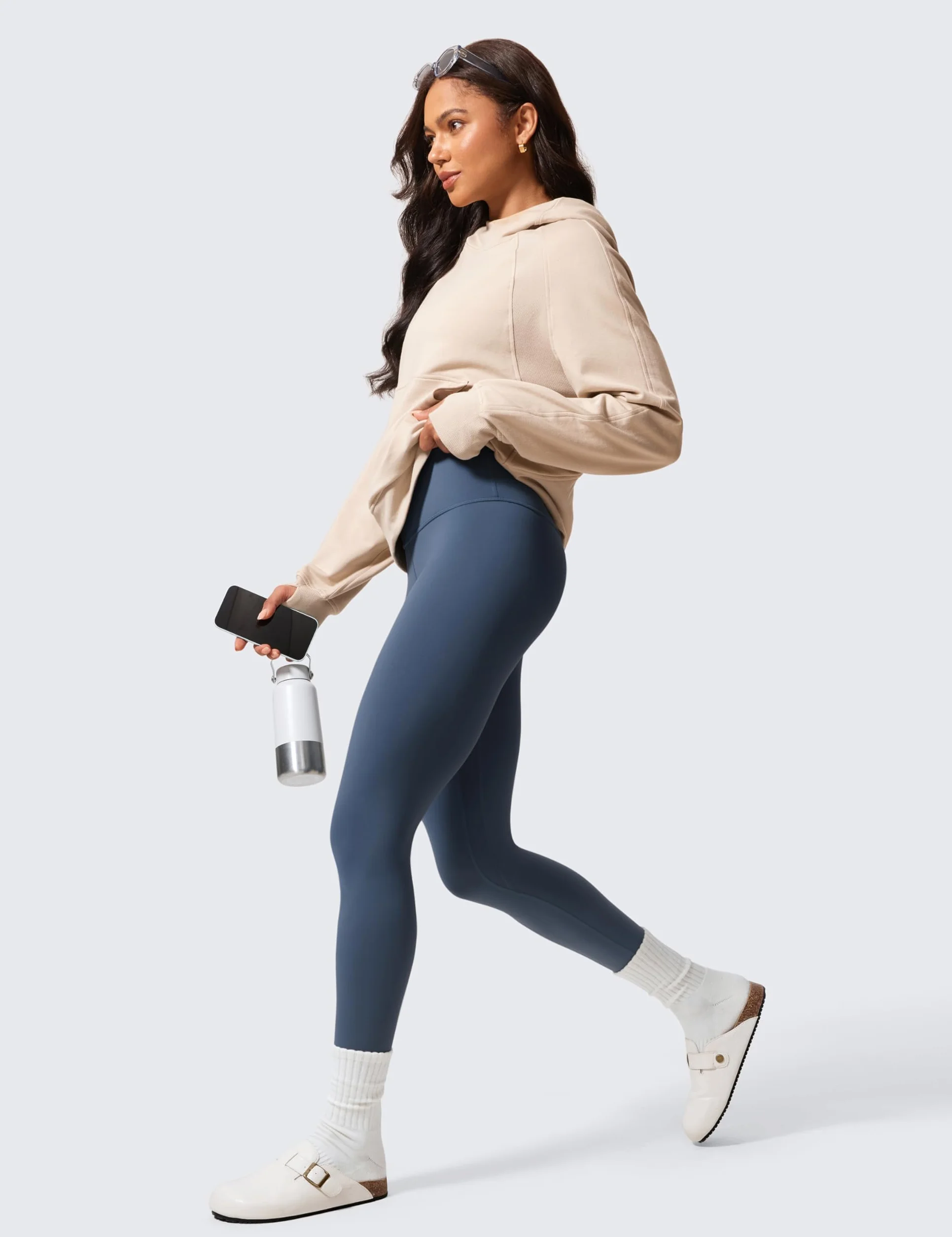 CRZ YOGA Damskie legginsy do ćwiczeń Butterlift z wysokim stanem 25 cali - spodnie do pilatesu do jogi maślane miękkie