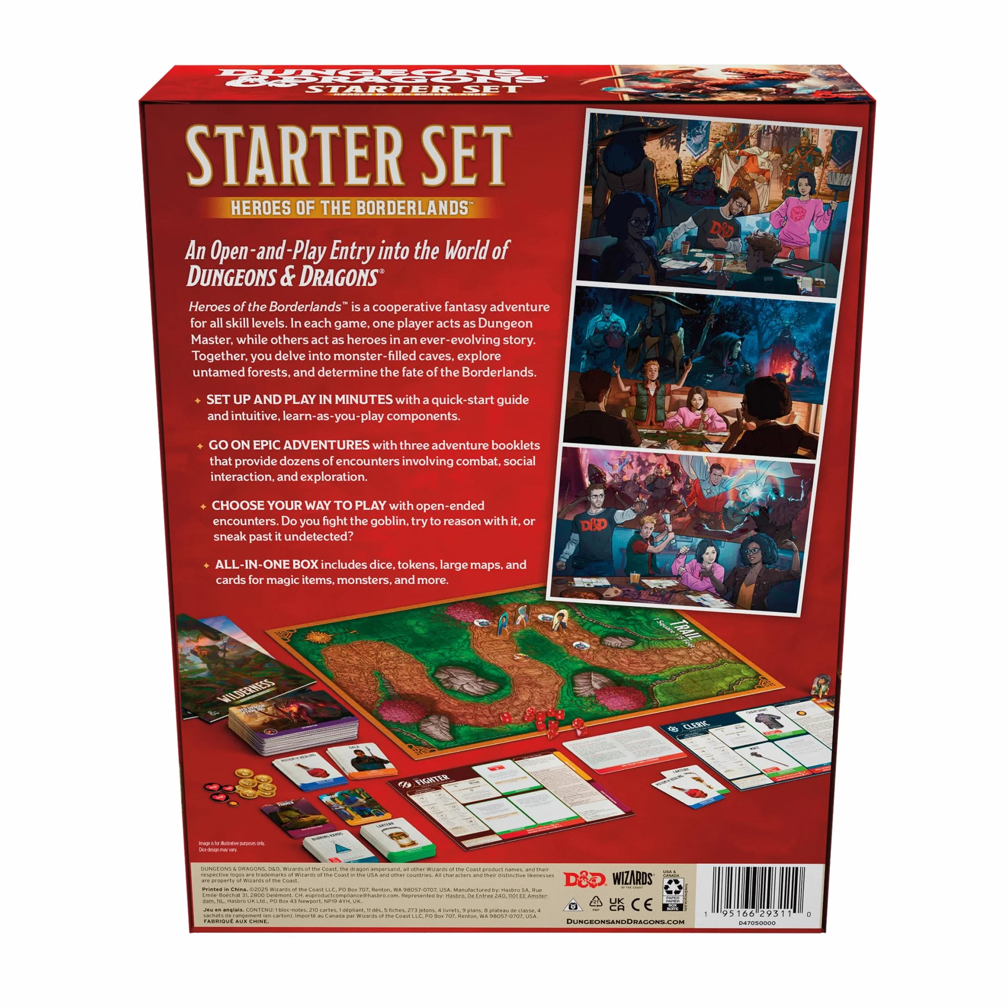 Zestaw Dungeons & Dragons Starter Set: Heroes of the Borderlands