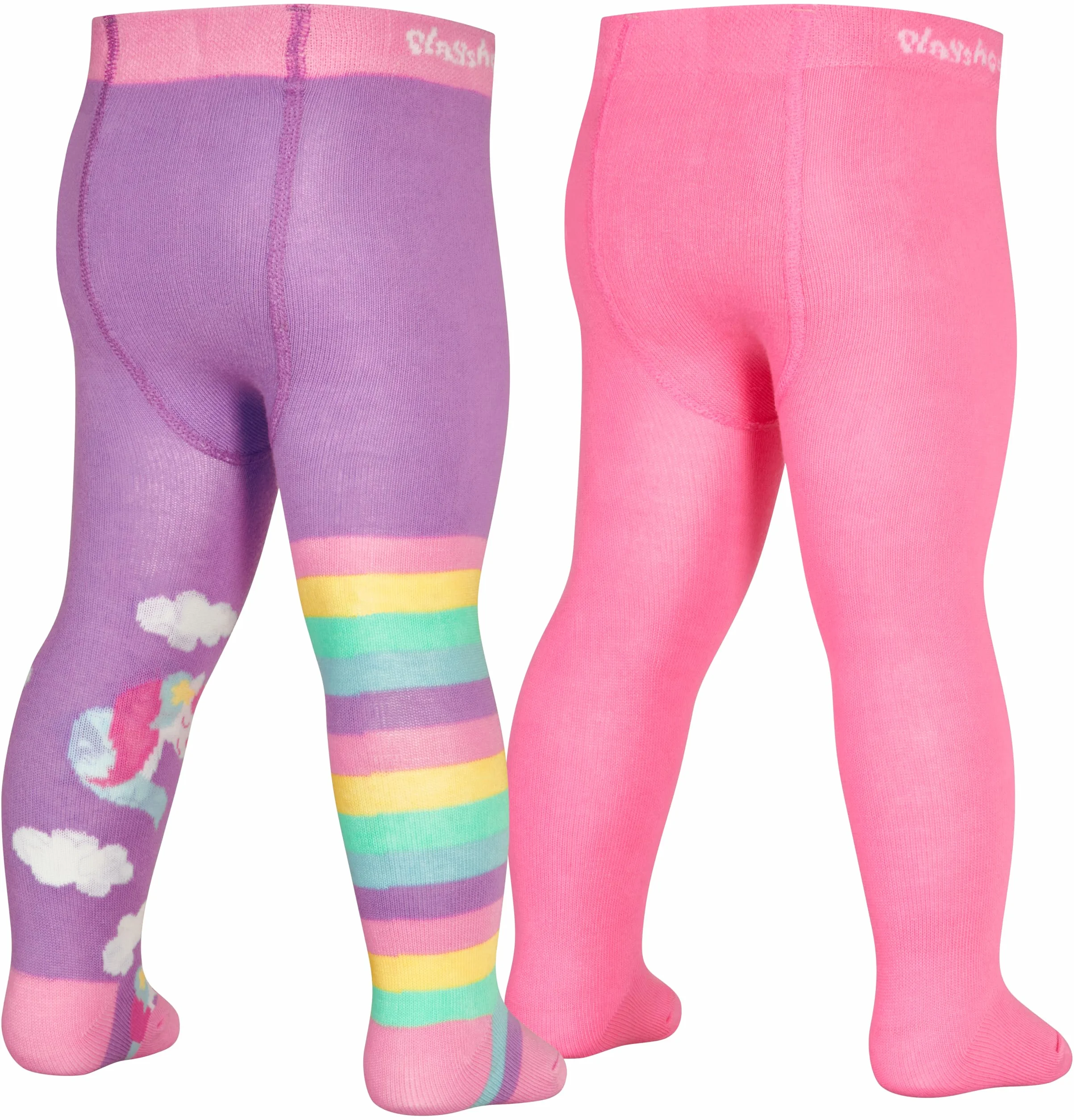Playshoes Rajstopy Uniseks - dzieci Einhorn 2er Set