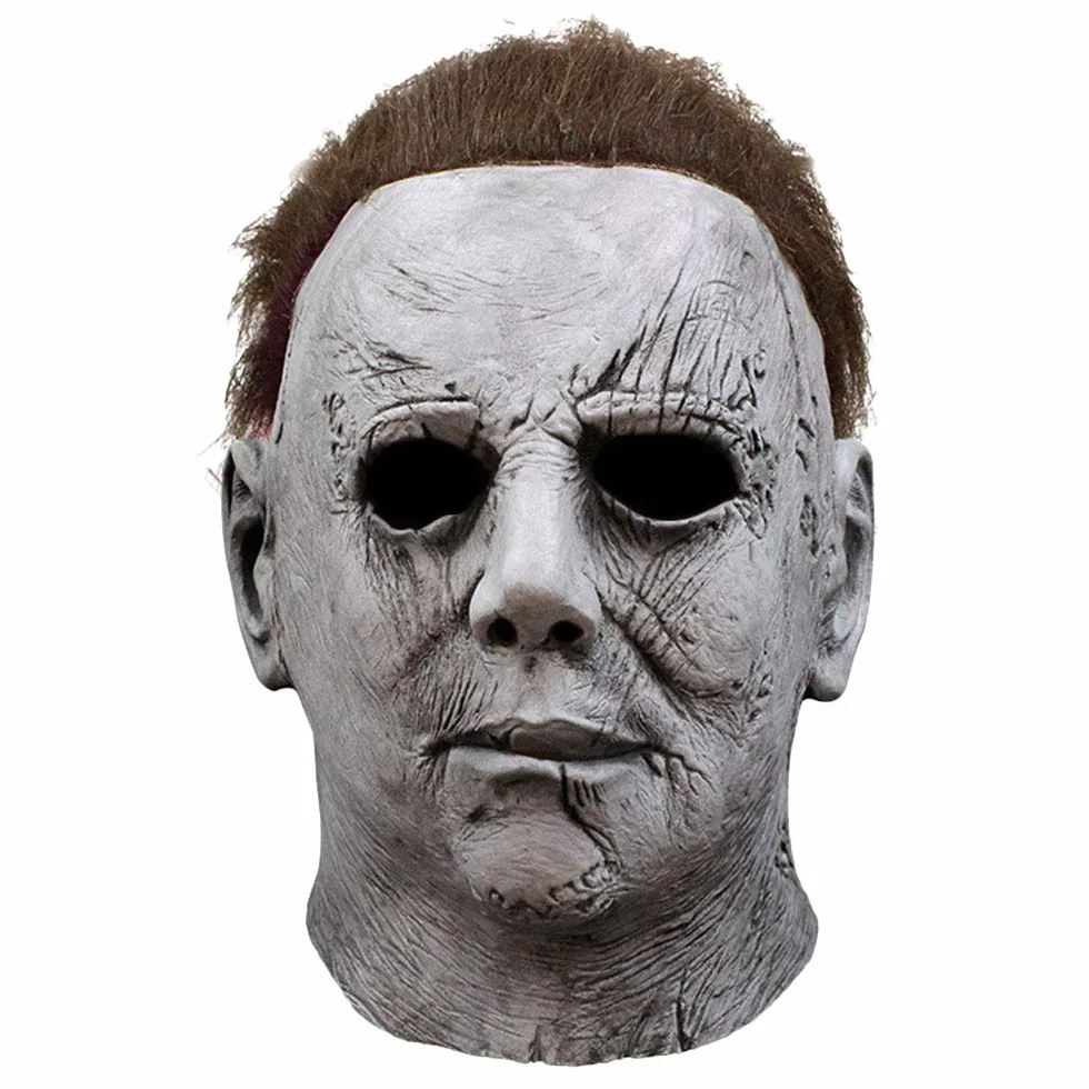 keland Michael Myers maska lateksowa z horroru, kostium Cosplay na karnawał i Halloween