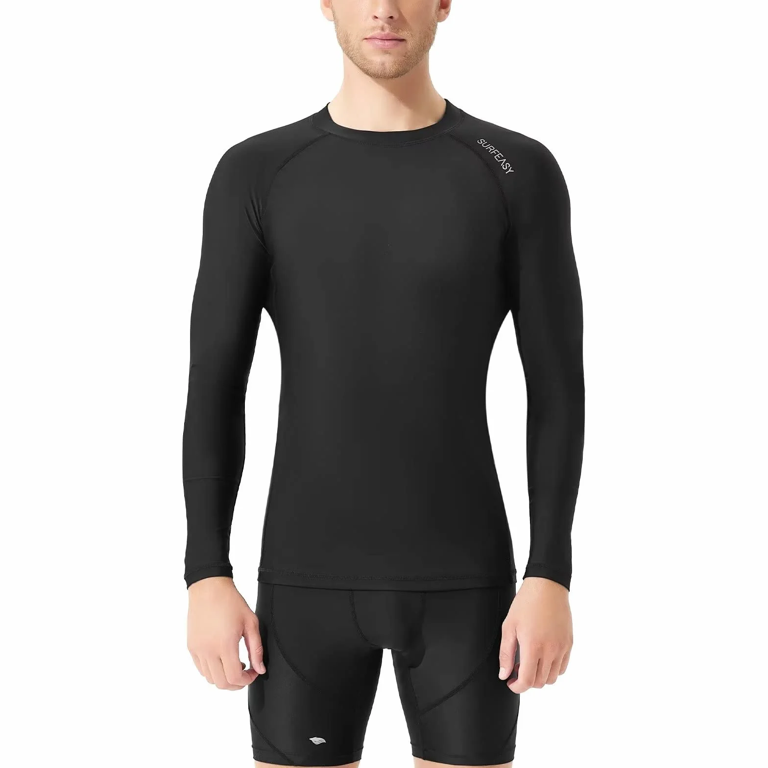 Rashguard męska koszulka z długim rękawem, ochrona przed słońcem, Rash Vest Men, Rash Guard, do surfowania, pływania, wędkowania, wędrówek