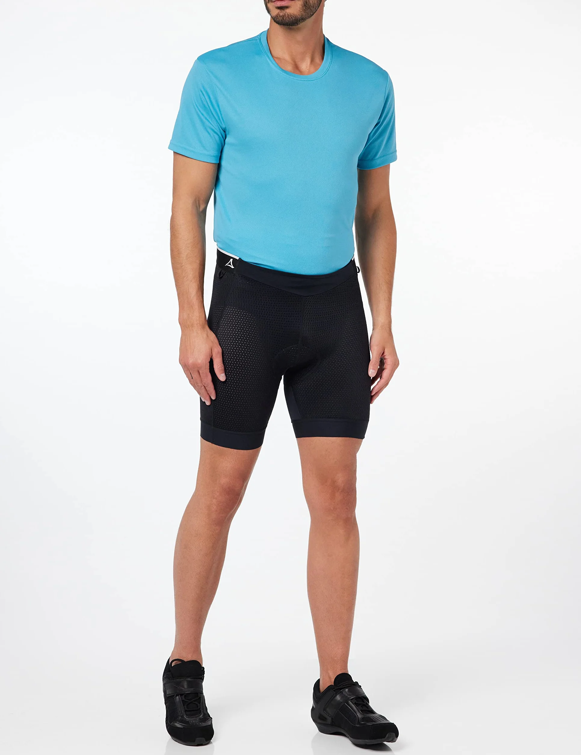 Schöffel Skin Pants 8h M - Oddychające spodnie rowerowe ze stretchem z wyściółką i mappingiem, majtki rowerowe z bakteriostatyczną powłoką azotanu srebra Mężczyźni