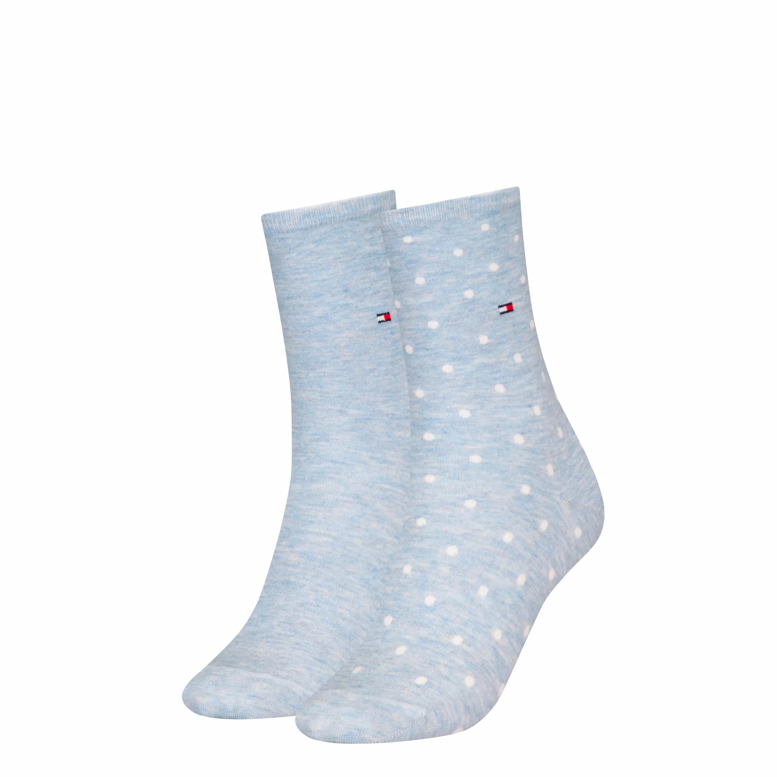 8719965009202 TH damskie skarpety w kropki, 2 pary, jasnoniebieski (light blue melange), 39-42 EU