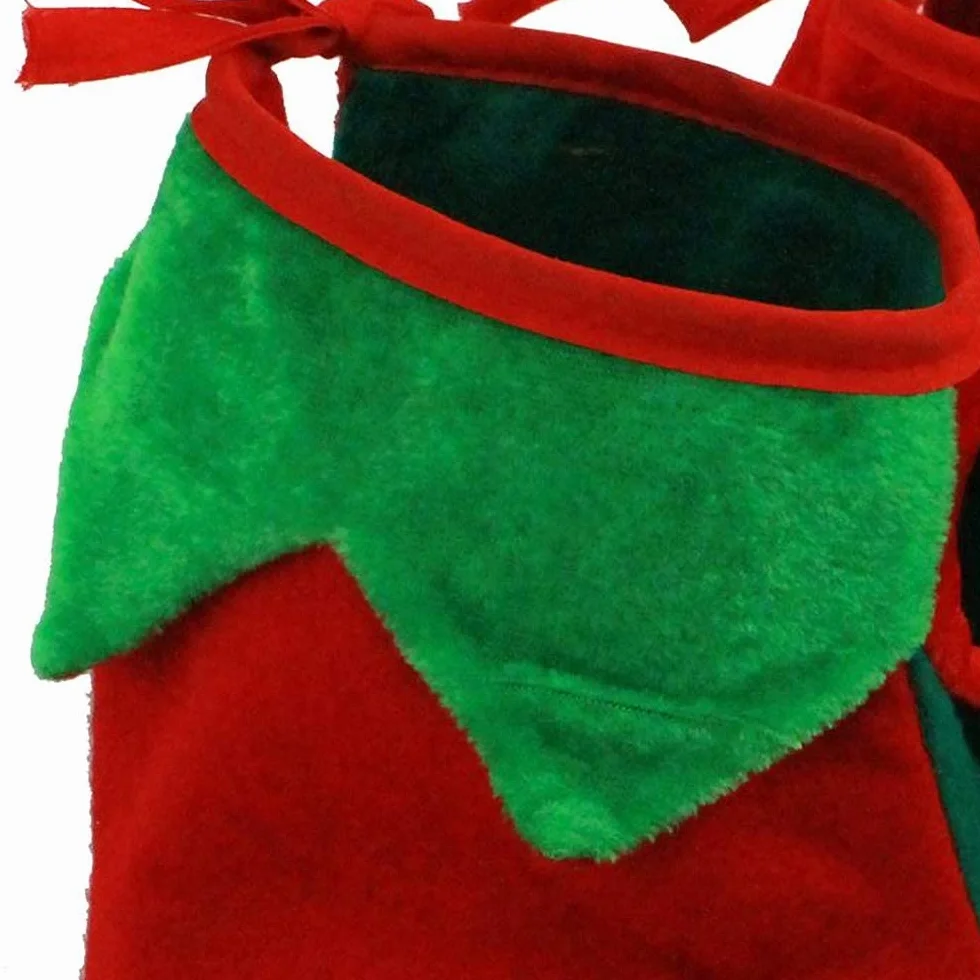 I LOVE FANCY DRESS Buty do elfów - dziecięce buty elfa z kręconymi palcami - Boże Narodzenie fantazyjne przebranie elf akcesoria do butów Świętego Mikołaja mały pomocnik elfy