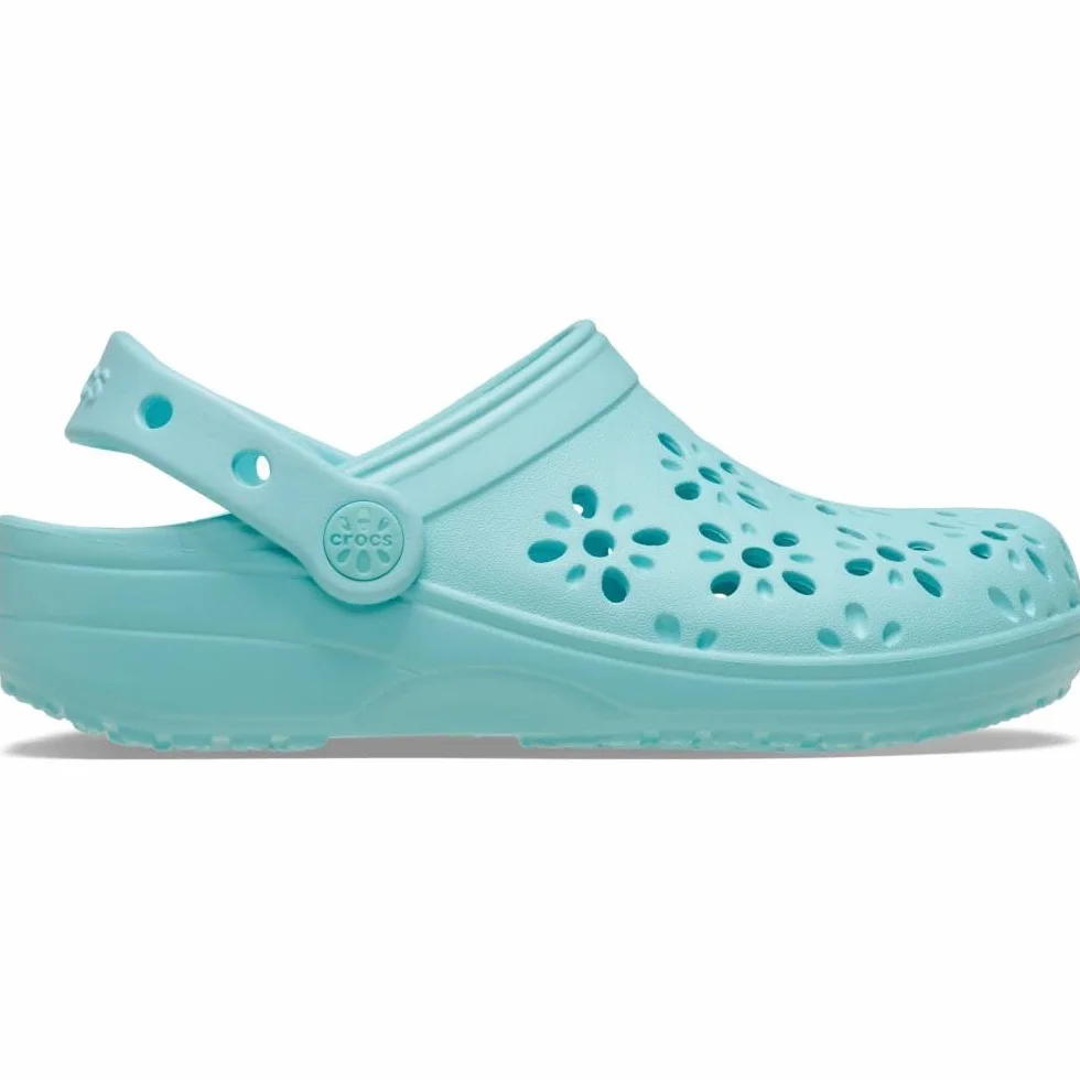 Crocs Uniseks - dzieci Classic Floral Cut Out Clog KChodak