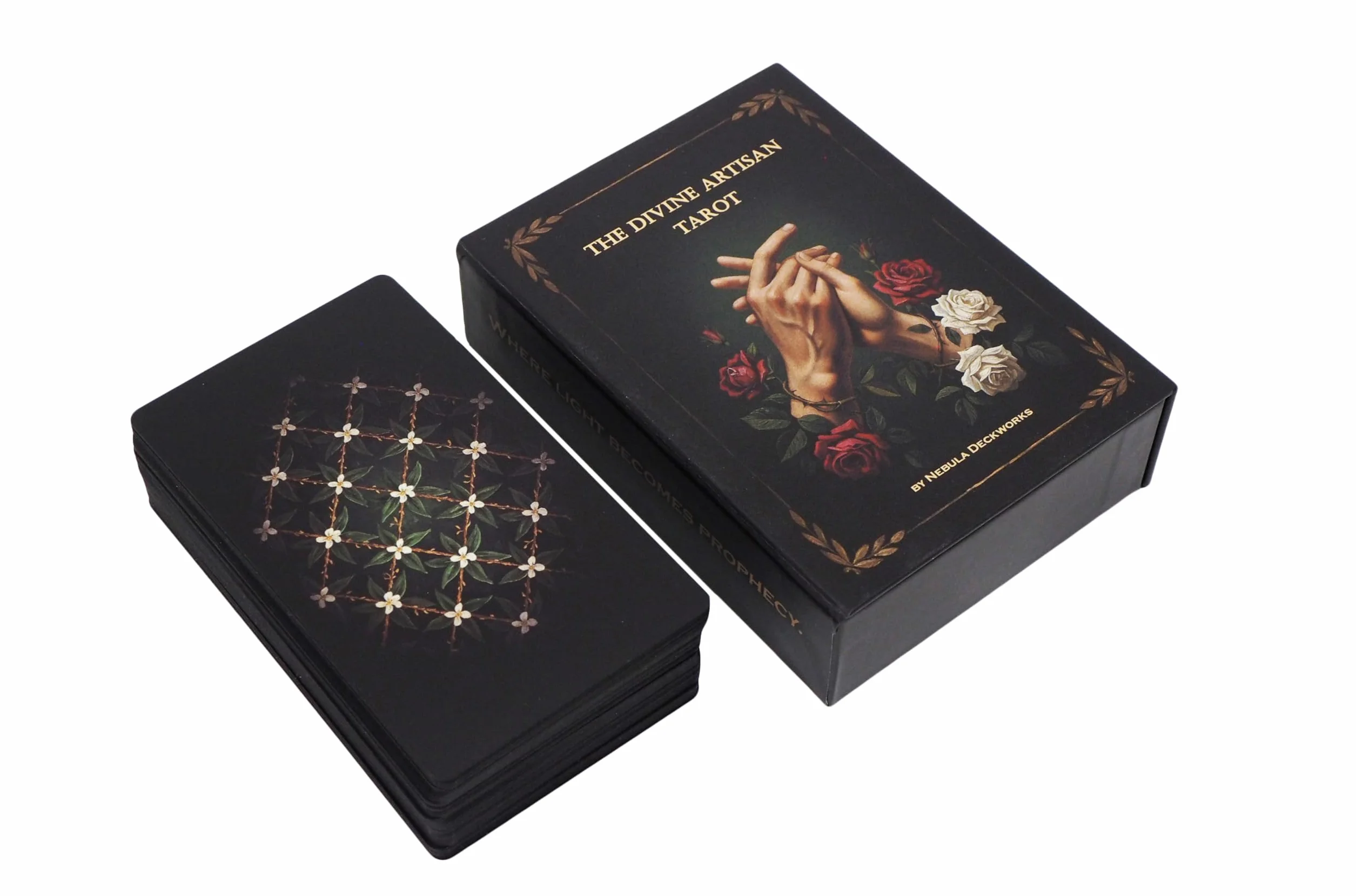 The Divine Artisan Tarot - 78-Card Tarot Deck with Magnetic Box and Digital Guidebook
