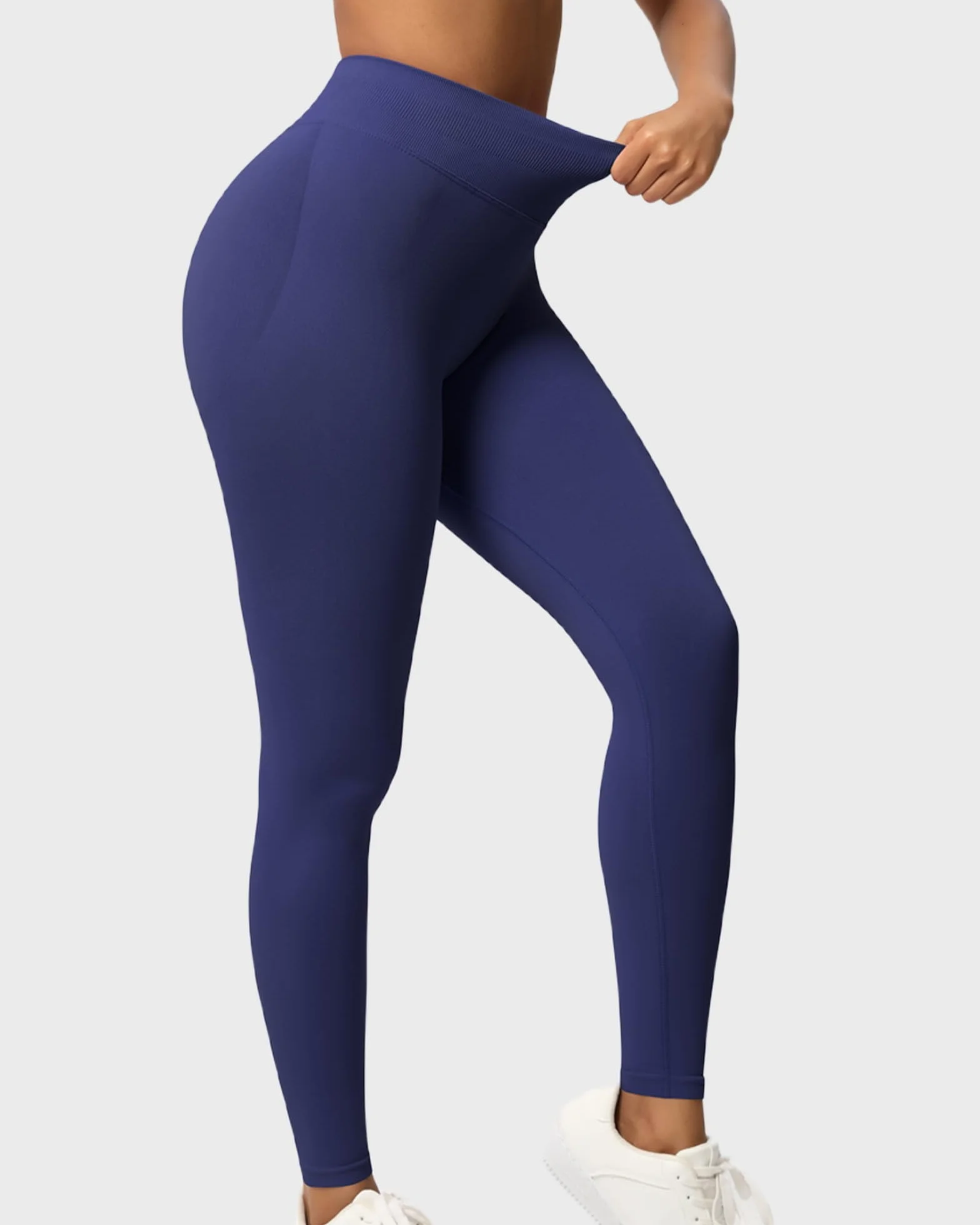 Legginsy damskie Scrunch Butt Leggings z wysokim stanem długie spodnie sportowe spodnie do jogi podnoszące pośladki spodnie gimnastyczne Push Up Gym spodnie do biegania bez szwów