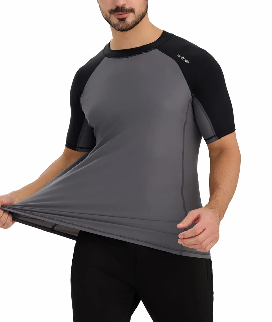 Rashguard koszulka męska, szybkoschnąca, do pływania, UPF 50+, oddychająca, sportowa, funkcyjna, surfing, wędkowanie, wędrówki