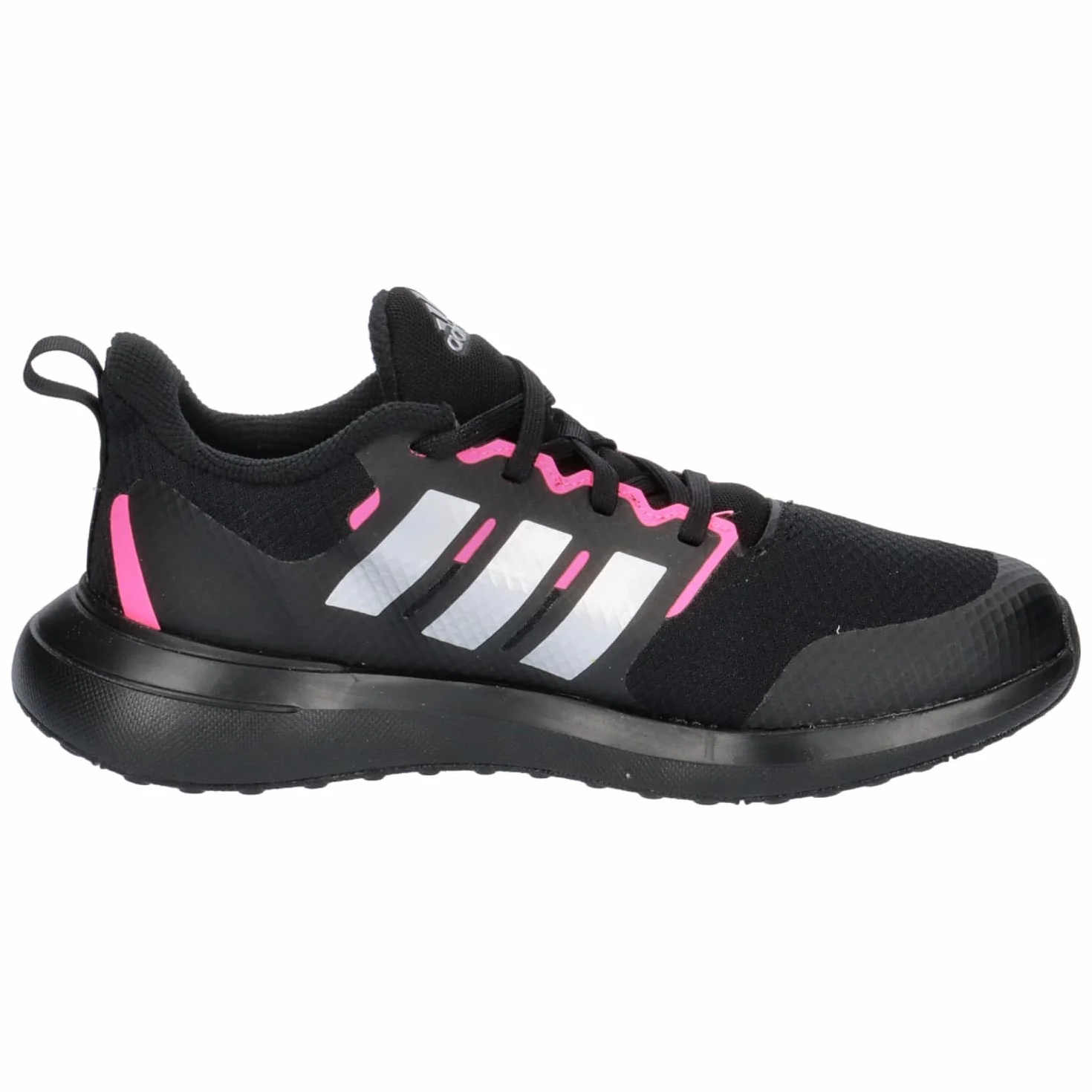 adidas Uniseks - dzieci FortaRun 2.0 Shoes Kids, core black/silver met/pink, 36 2/3 EU
