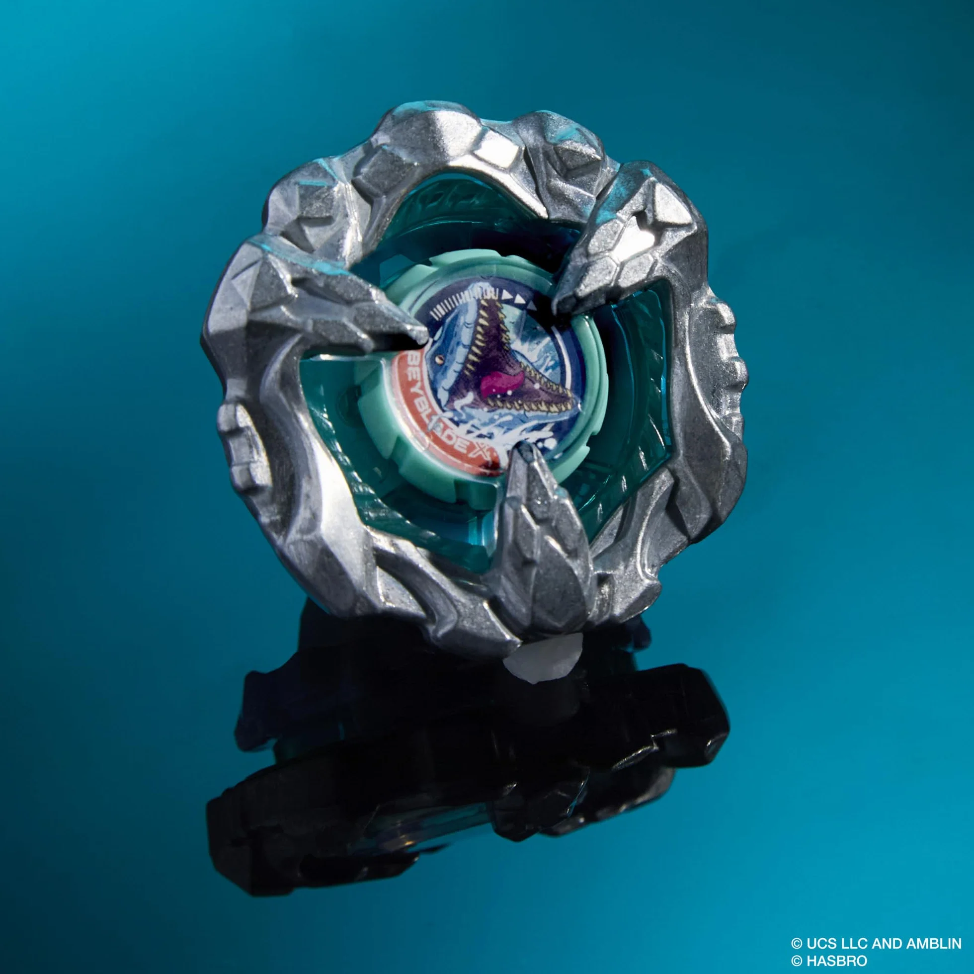 Wielopak Beyblade X/Jurassic World Collab T. Rex kontra Mosasaurus