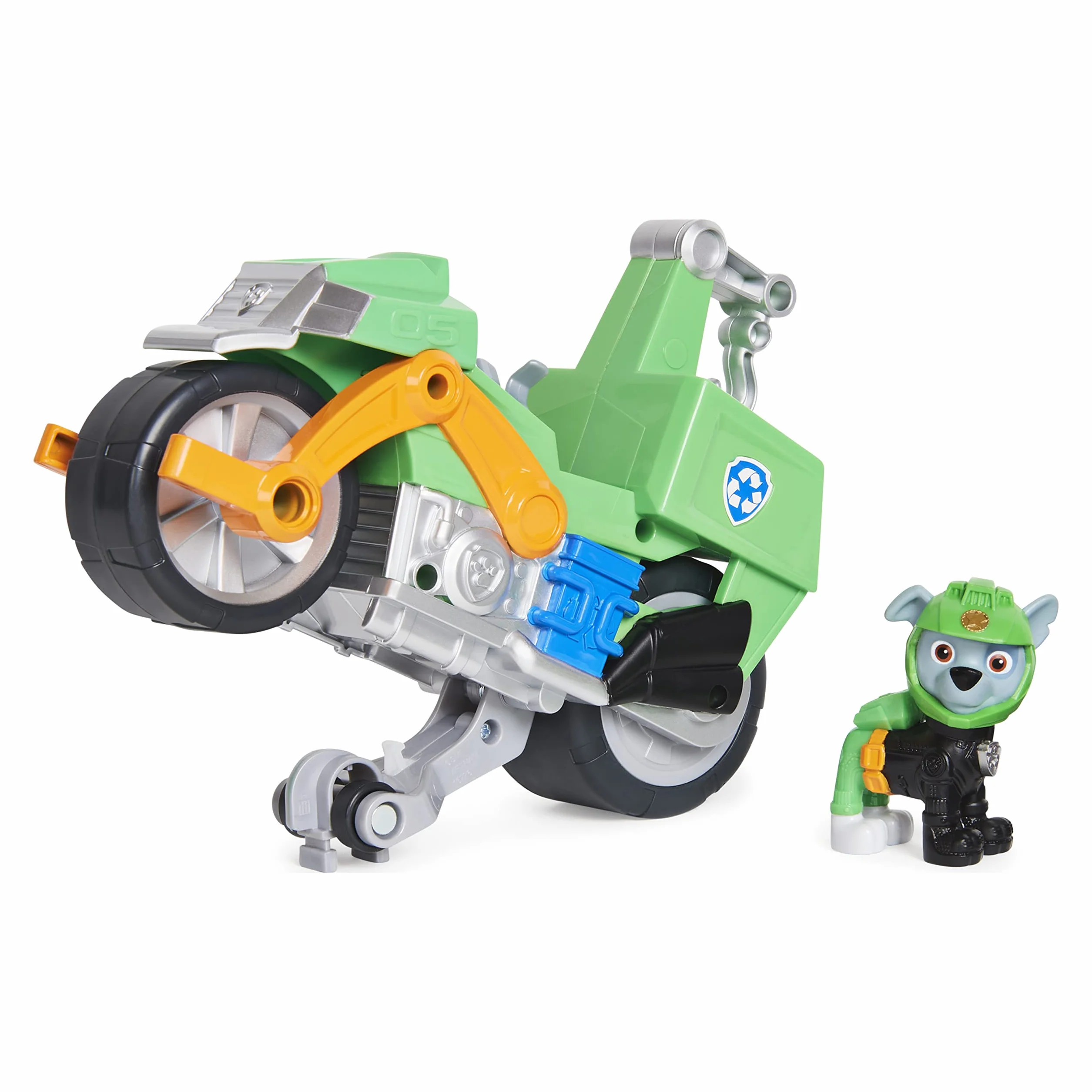 Paw Patrol Rocky Motocykl, Zielony, 6060545