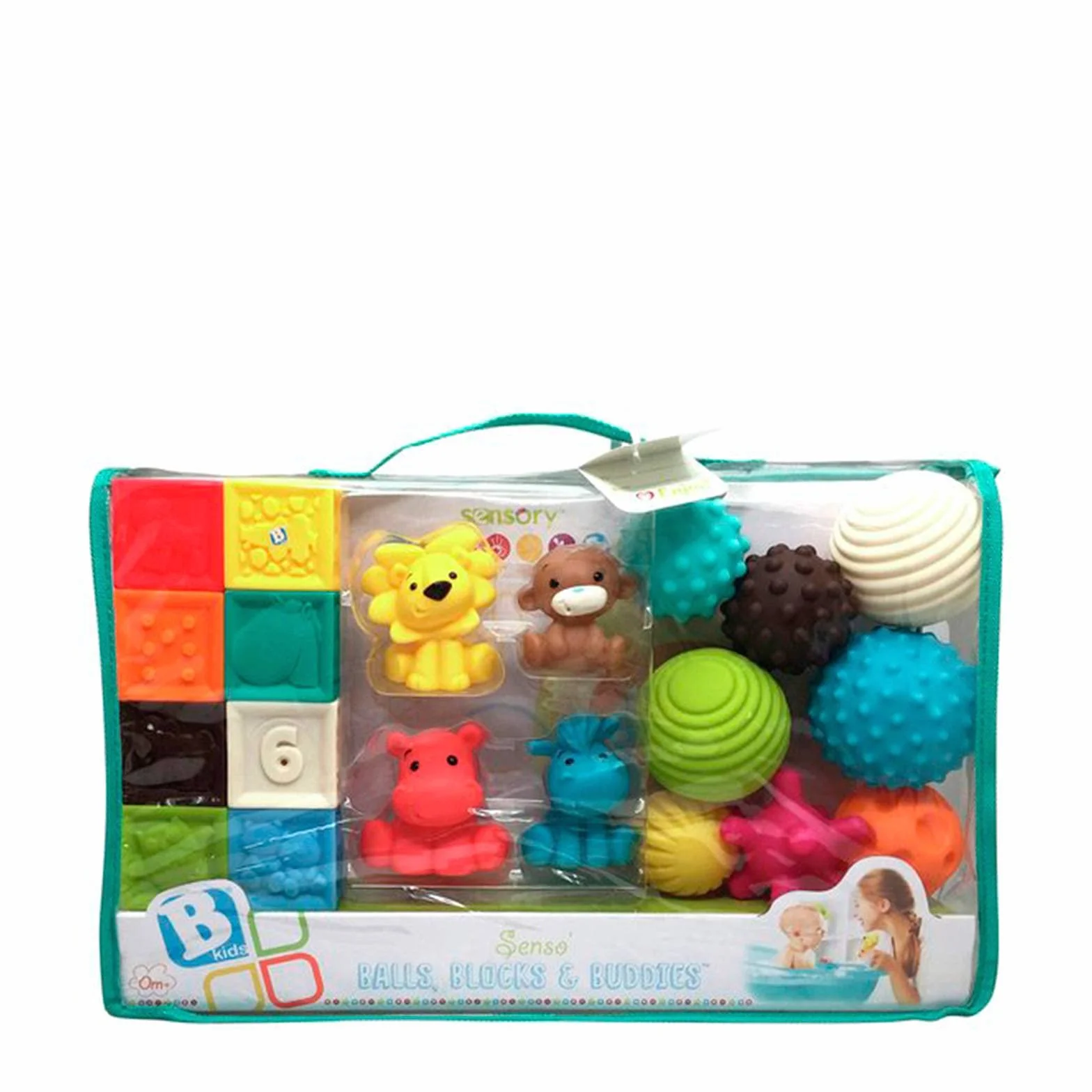 Infantino sensoryczny zestaw czasu do kąpieli typu Plug & Play