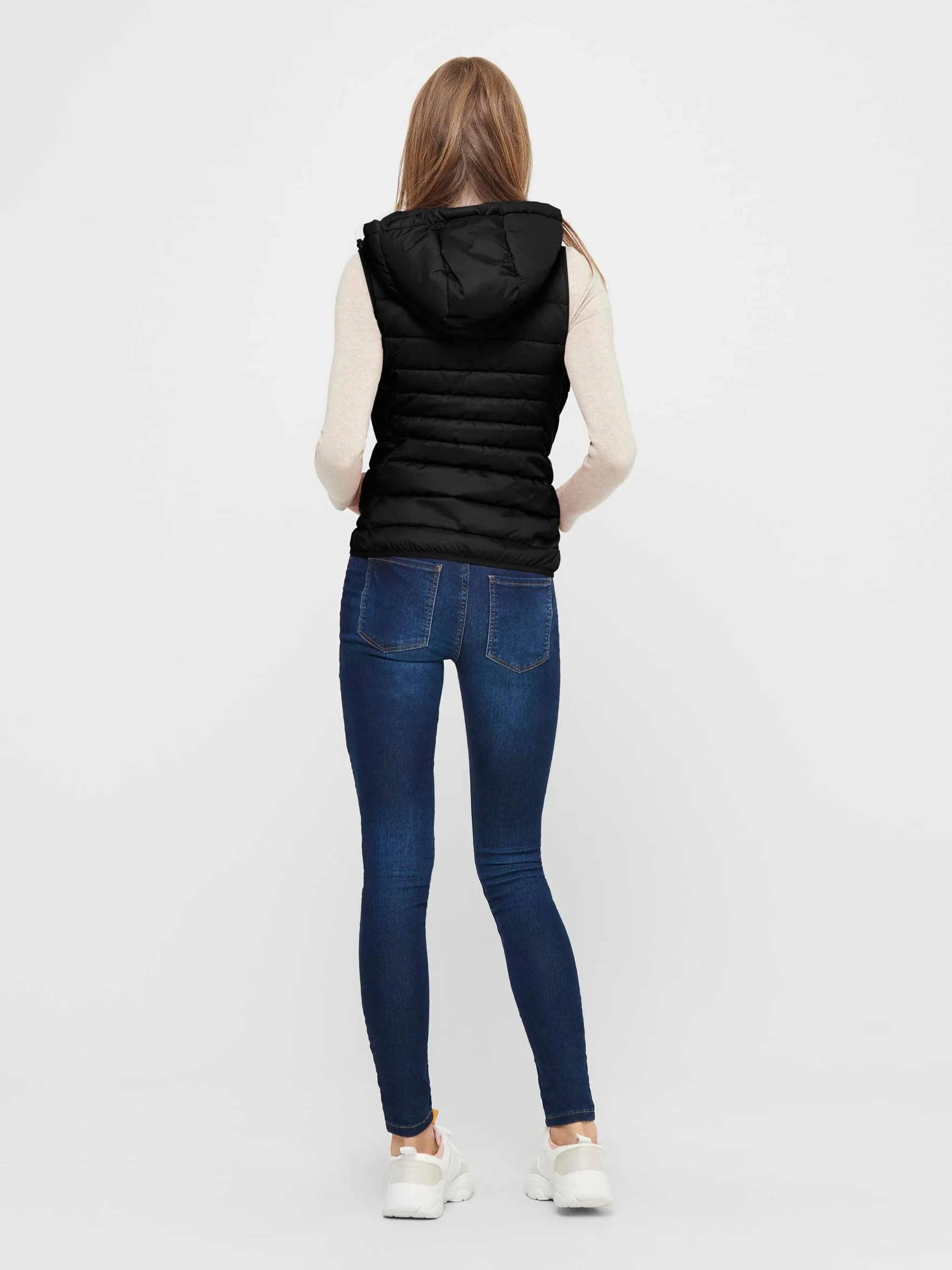 ONLY kamizelka pikowana Kobiety Onlnewtahoe Hood Waistcoat Otw Noos