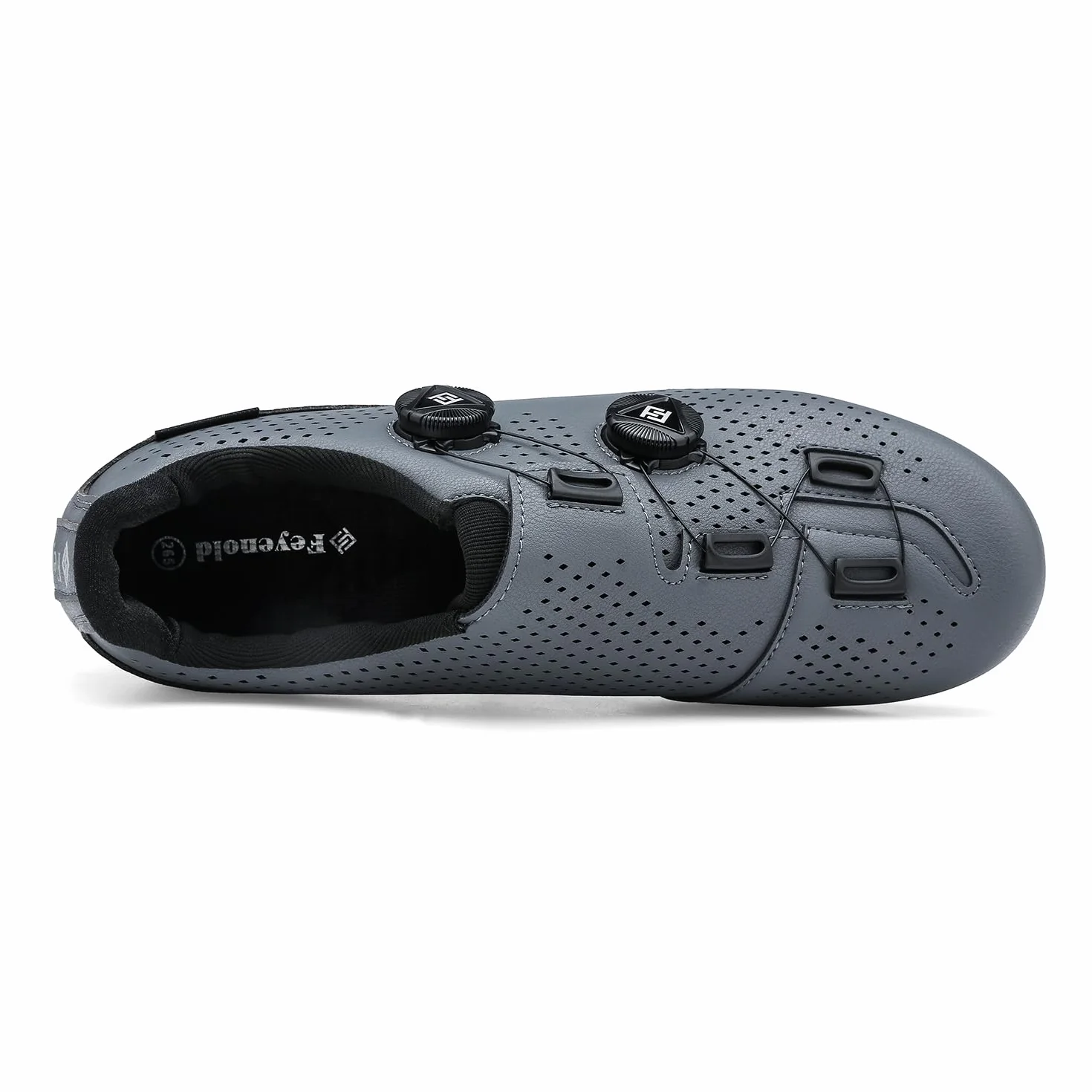 Feyenold Męskie buty rowerowe, damskie, buty rowerowe, kompatybilne z pedałami SPD-SL i kompatybilna instalacja, SPD/Look KEO Cleats buty jeździeckie