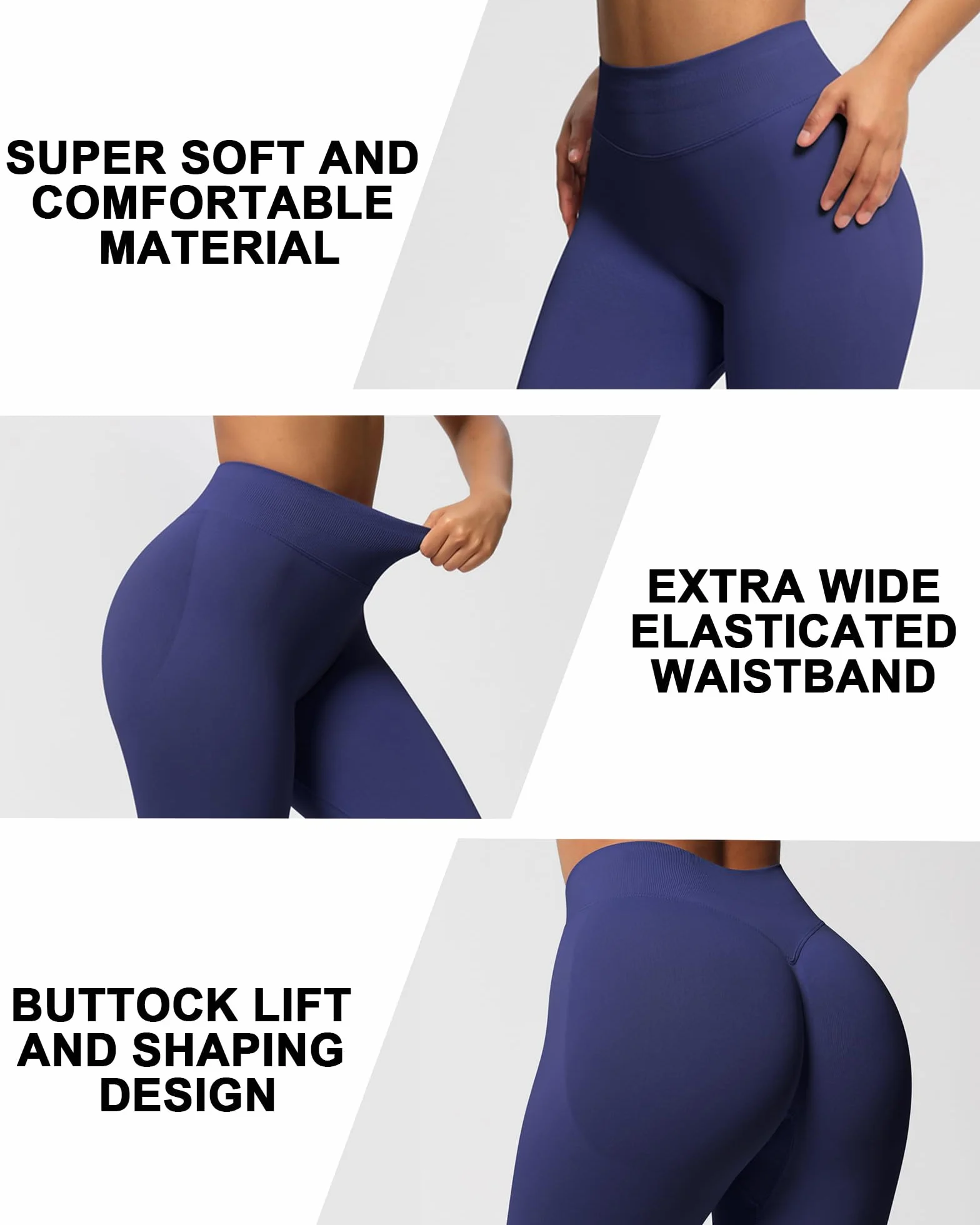 Legginsy damskie Scrunch Butt Leggings z wysokim stanem długie spodnie sportowe spodnie do jogi podnoszące pośladki spodnie gimnastyczne Push Up Gym spodnie do biegania bez szwów