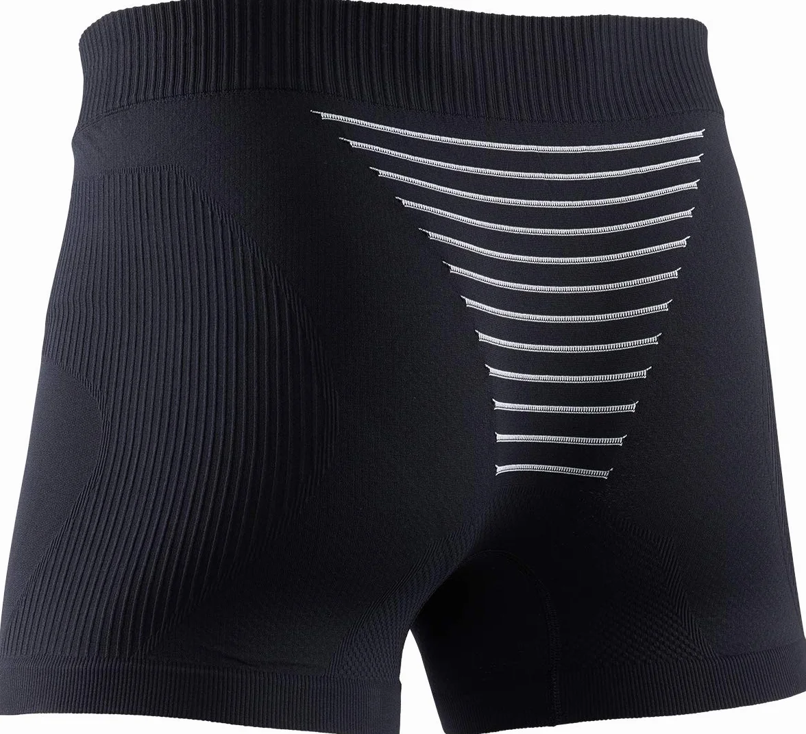 Lekkie bokserki męskie X-Bionic Invent 4.0, wysokowydajna bielizna sportowa z zaawansowanymi technologiami zapewniającymi optymalną kontrolę klimatu i wygodę - Arctic White/Opal Black, L