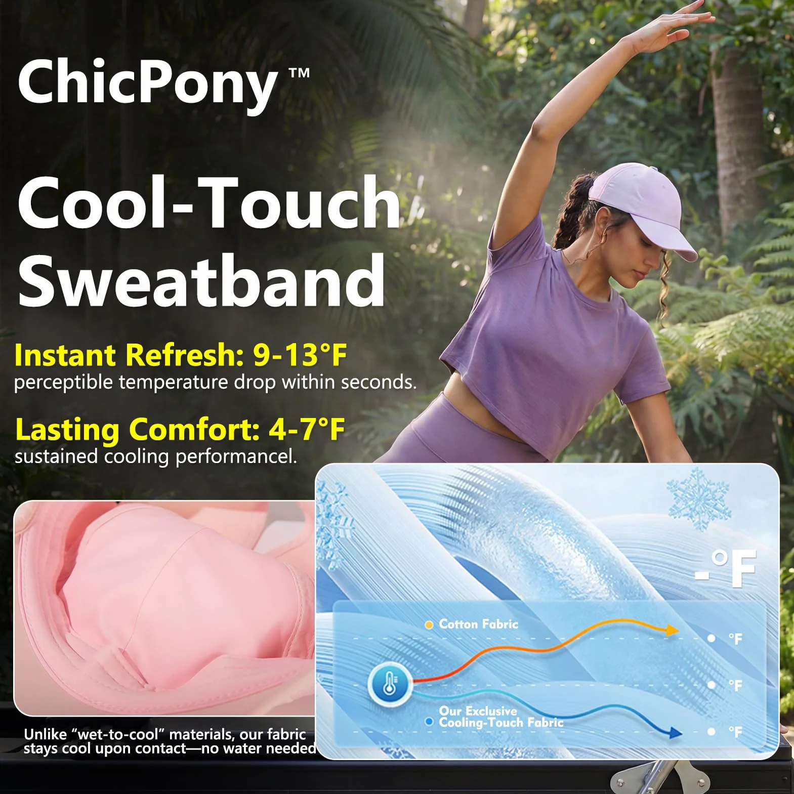 TOP-EX ChicPony™ czapka z daszkiem damska, koński ogon, UVCoolix™ ochrona przed promieniowaniem UV 50 letnia czapka, lekka czapka dla kobiet