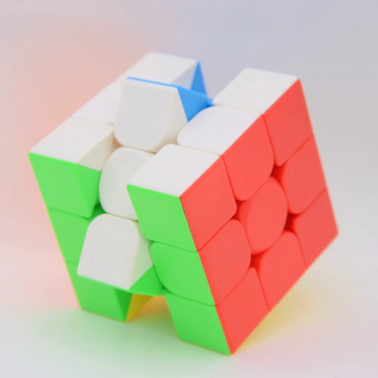 Bukefuno MoYu Meilong puzzle 3x3 kostka prędkość 3x3 magiczna kostka MoFang JiaoShi Moyu MFJS Meilong3c bez naklejek 3 x 3 x 3 kostki klasa prędkość zabawki