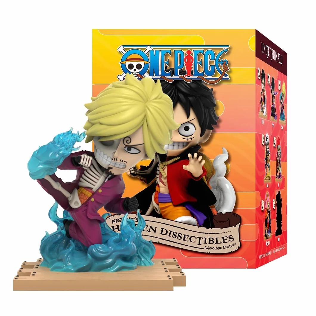 Mighty Jaxx Freeny's Hidden Disekttibles: Jednoczęściowa seria 7 (Wano Arc) | Figurka kolekcjonerska Niespodzianka | Losowa postać