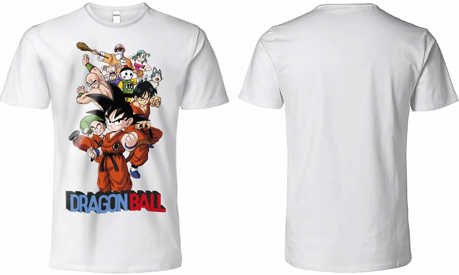 Oficjalna koszulka DragonBall z postaciami Saga White Baby Adult and Boys