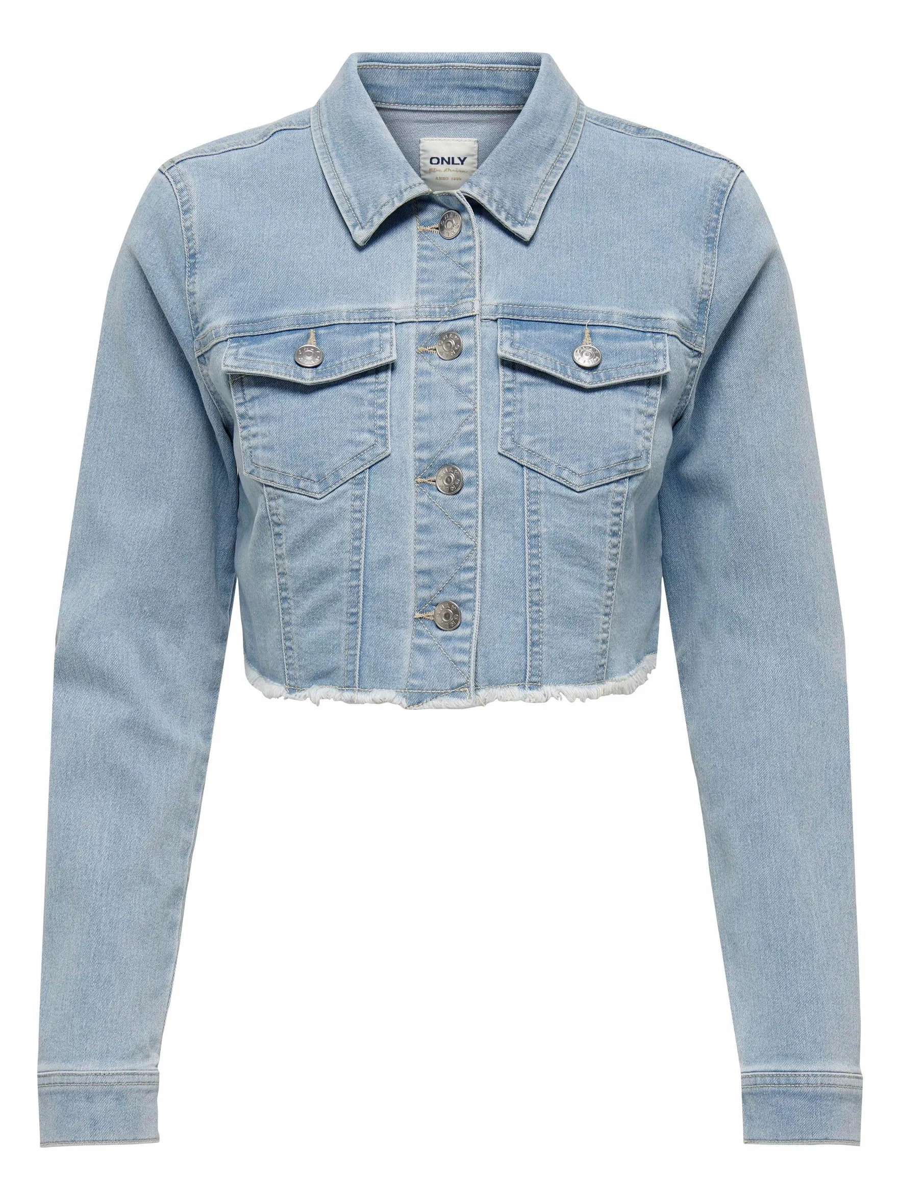 ONLY Kobieta Kurtka Jeansowa z D³ugim Rêkawem Ocieplana Kurtka z D¿insu Vintage z Elastanem ONLWONDER