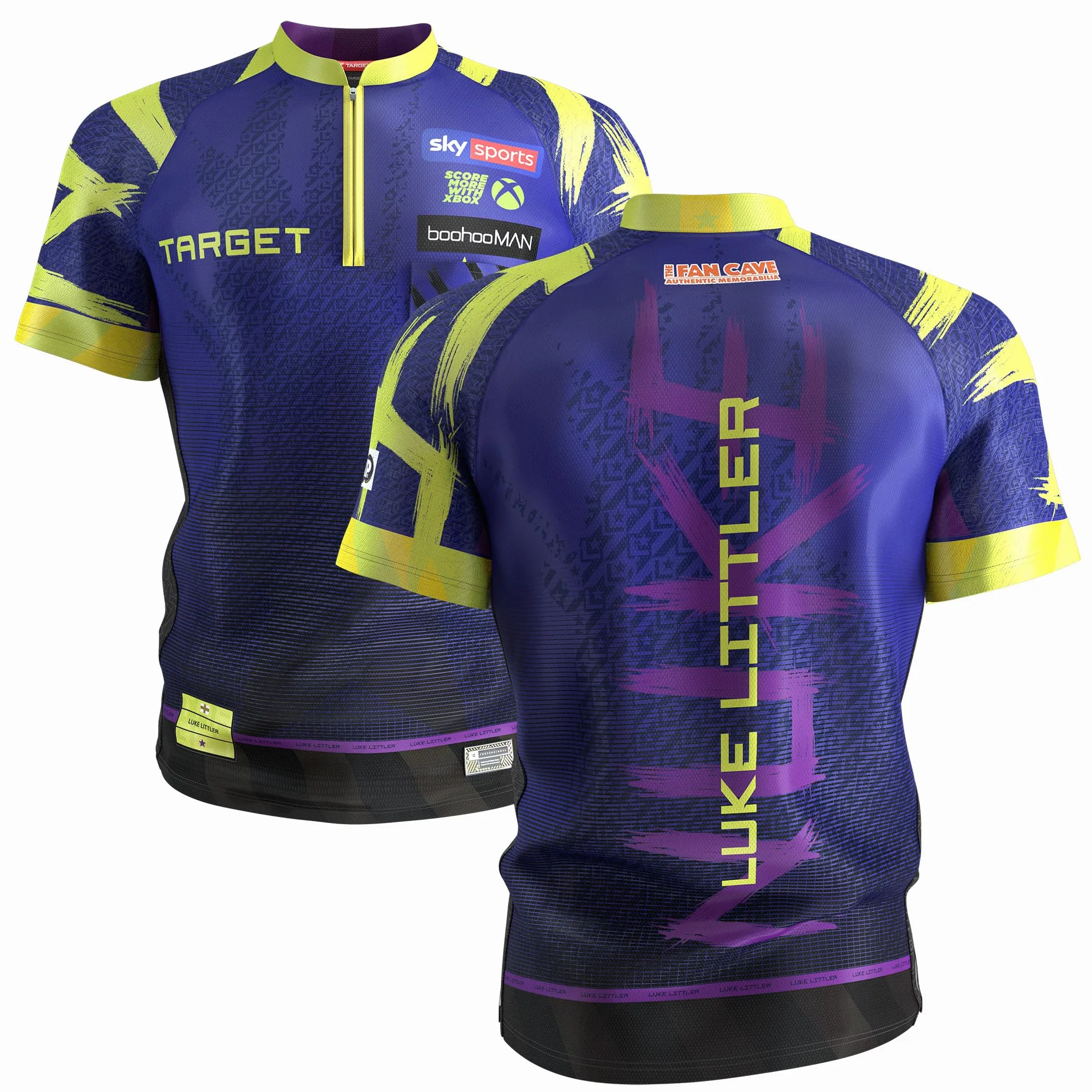 Target Darts Luke Littler Kids Dart Shirt 8/10 Years | Das Nuke Youth Coolplay Dart T-shirt Player Edition
