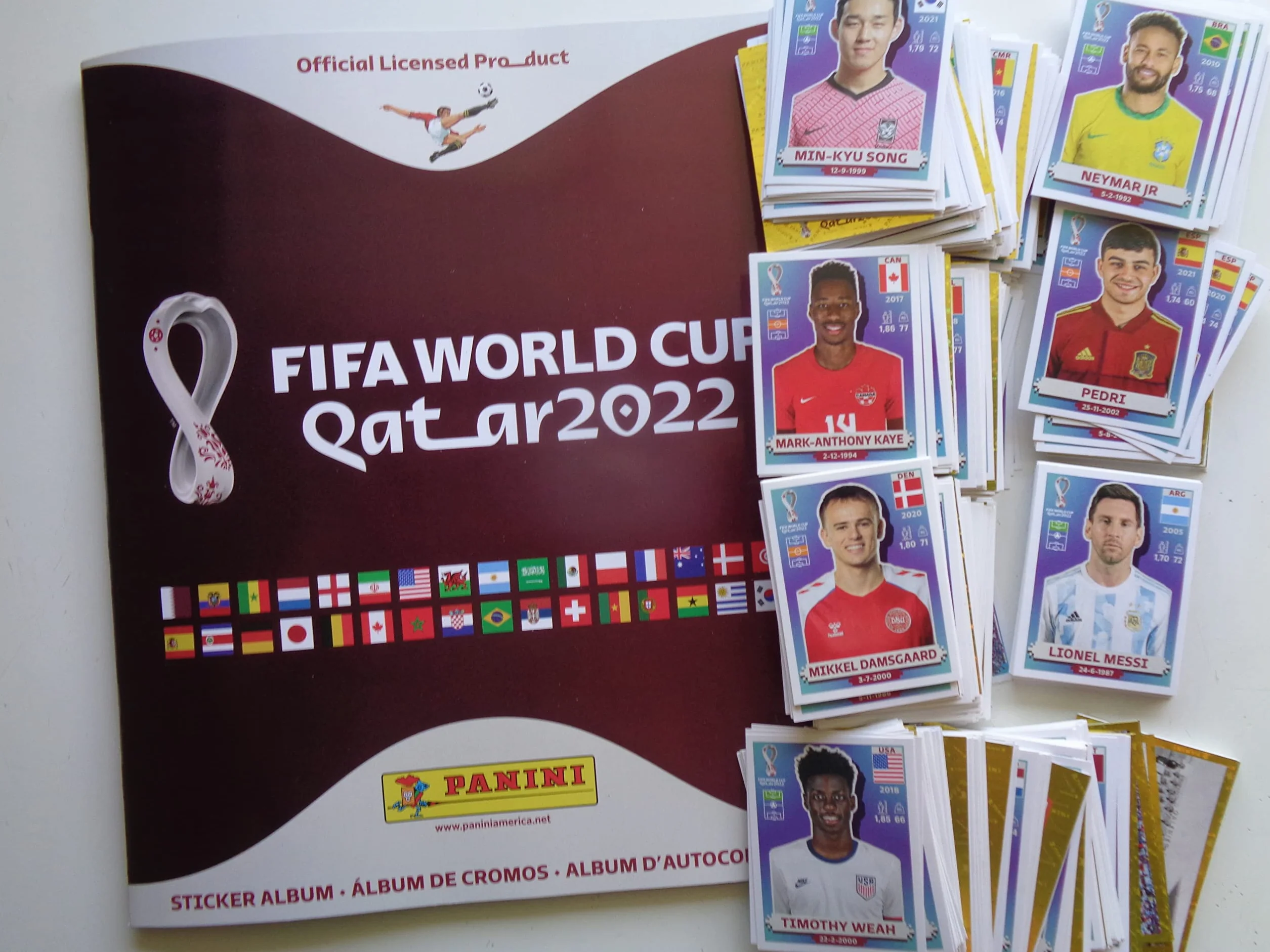Panini World Cup Qatar 2022 Complete 670 Sticker Collection + Album 🔥, biały