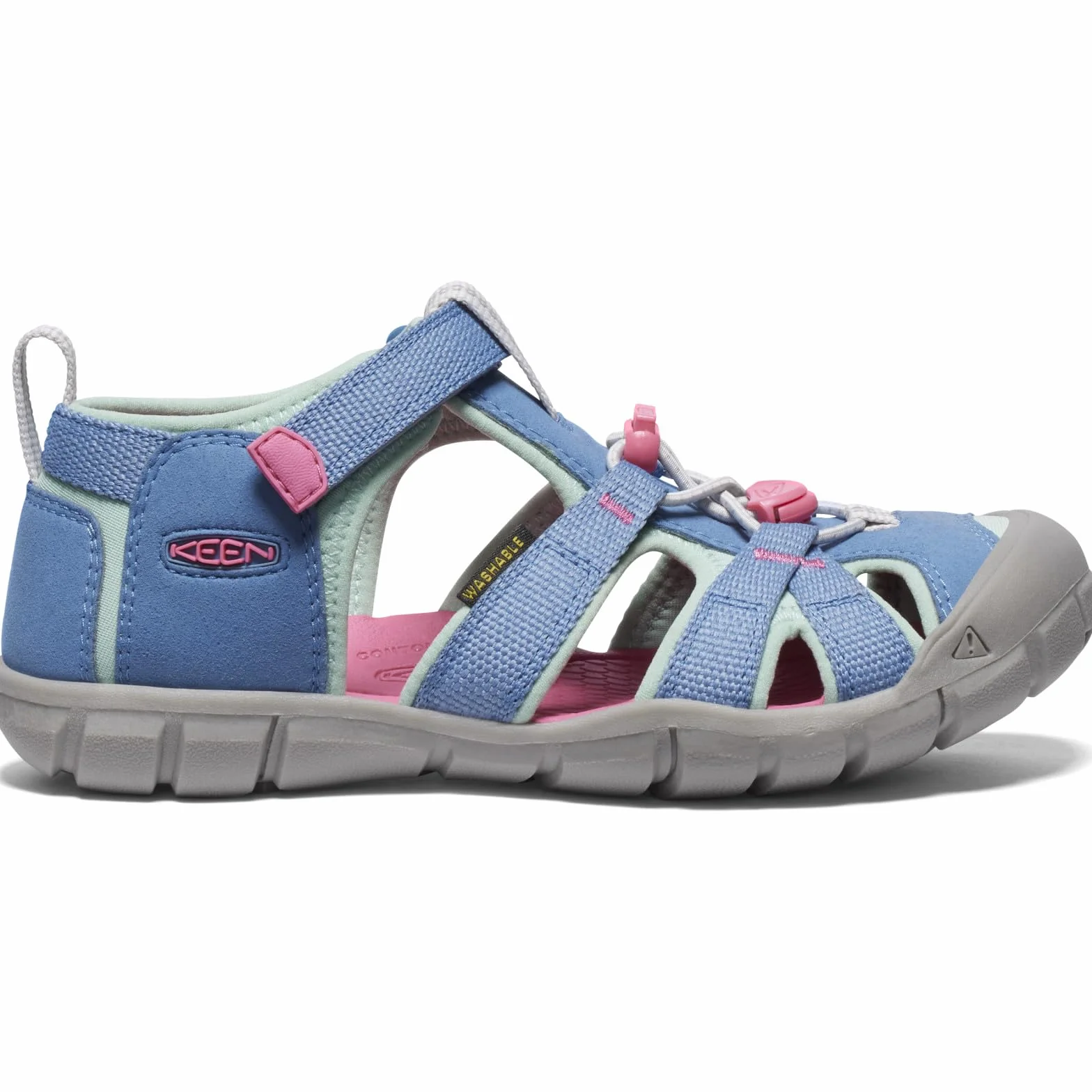 KEEN Seacamp II CNX Sandał dziecięcy, Coronet niebieski gorący róż, 36 EU