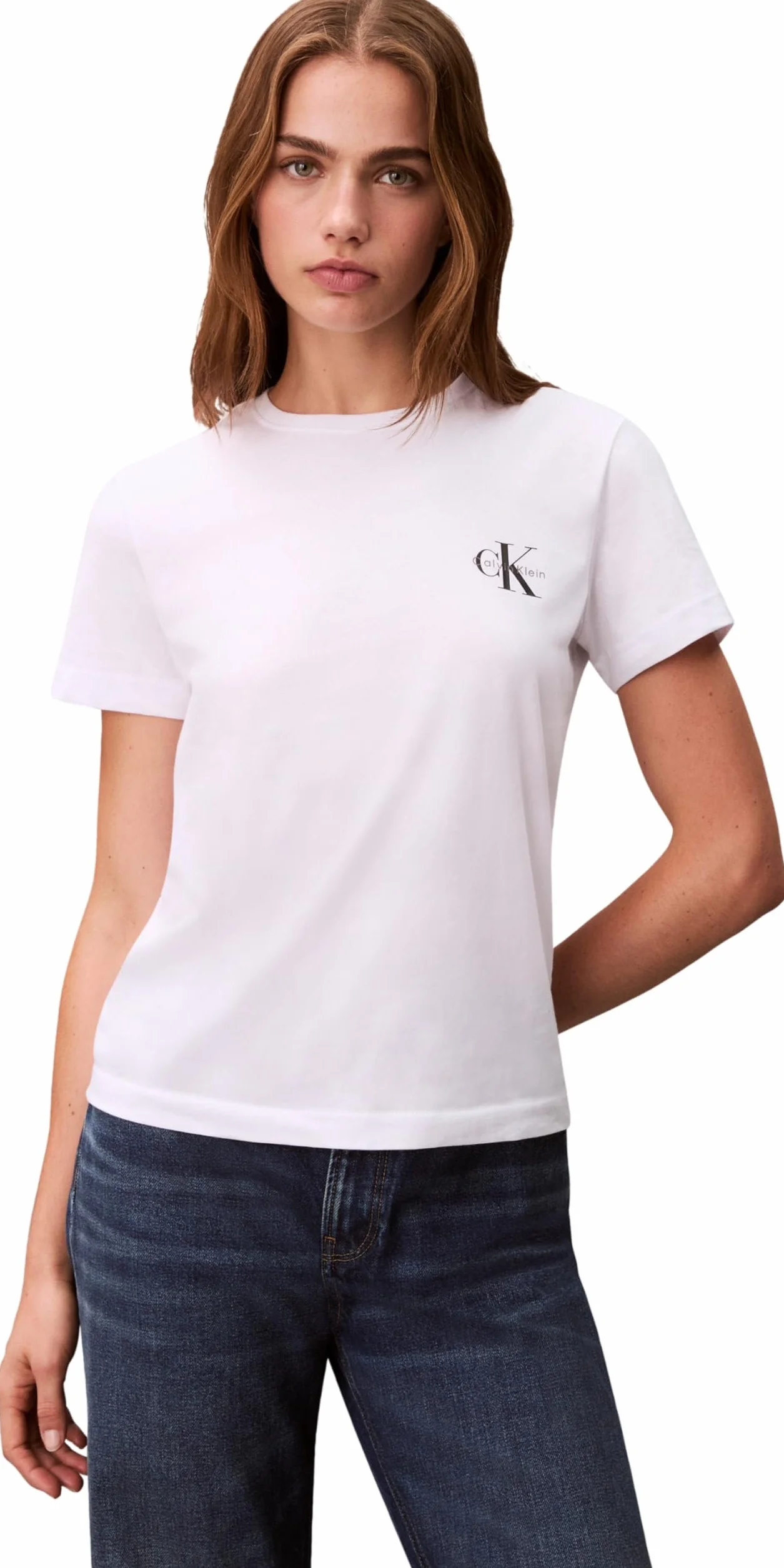 Calvin Klein Koszulki Kobiety A- Logo Cn 2 Pack Tee Lv047c905g