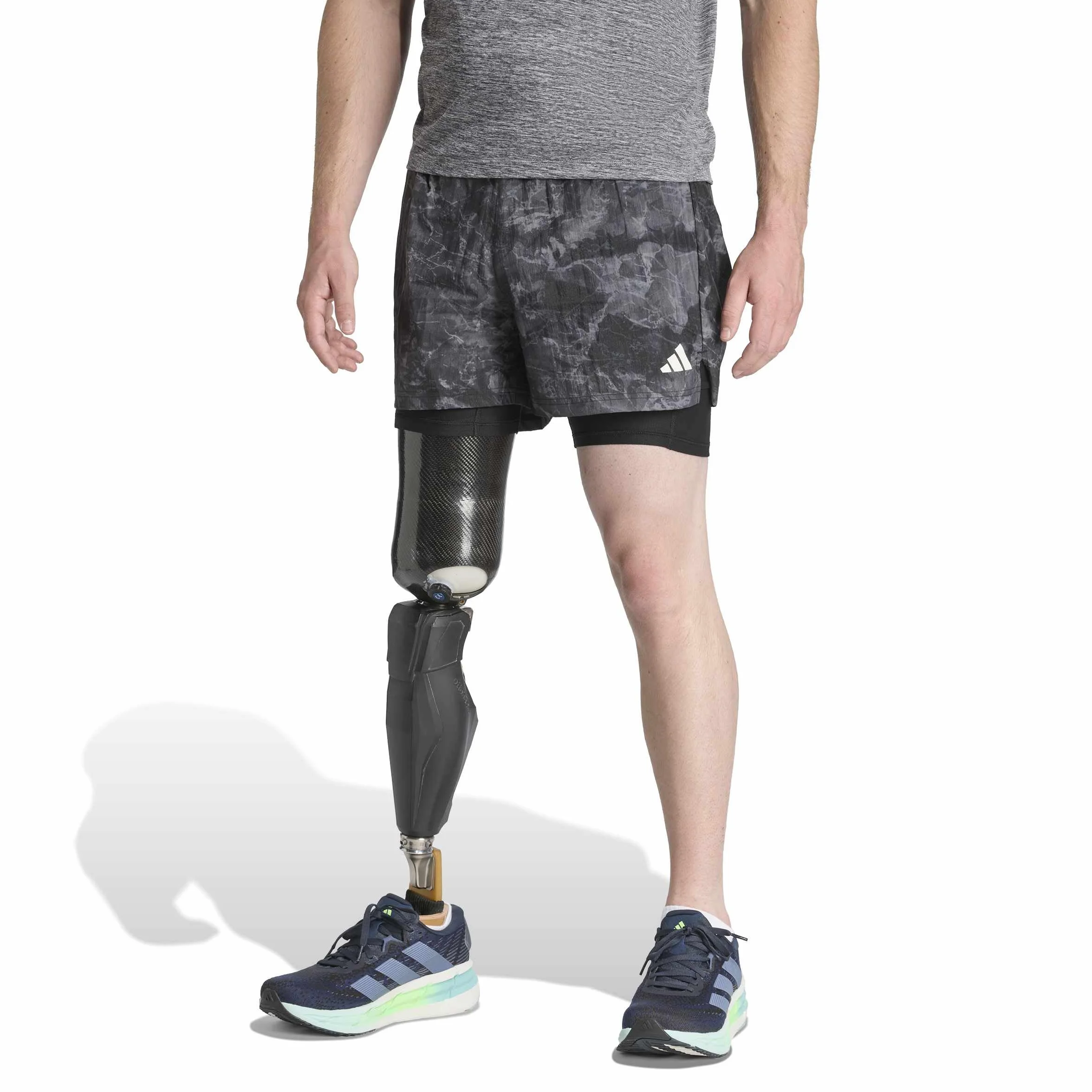 adidas Own The Run Spray Dye 2in1 Short - Shorty Mężczyźni
