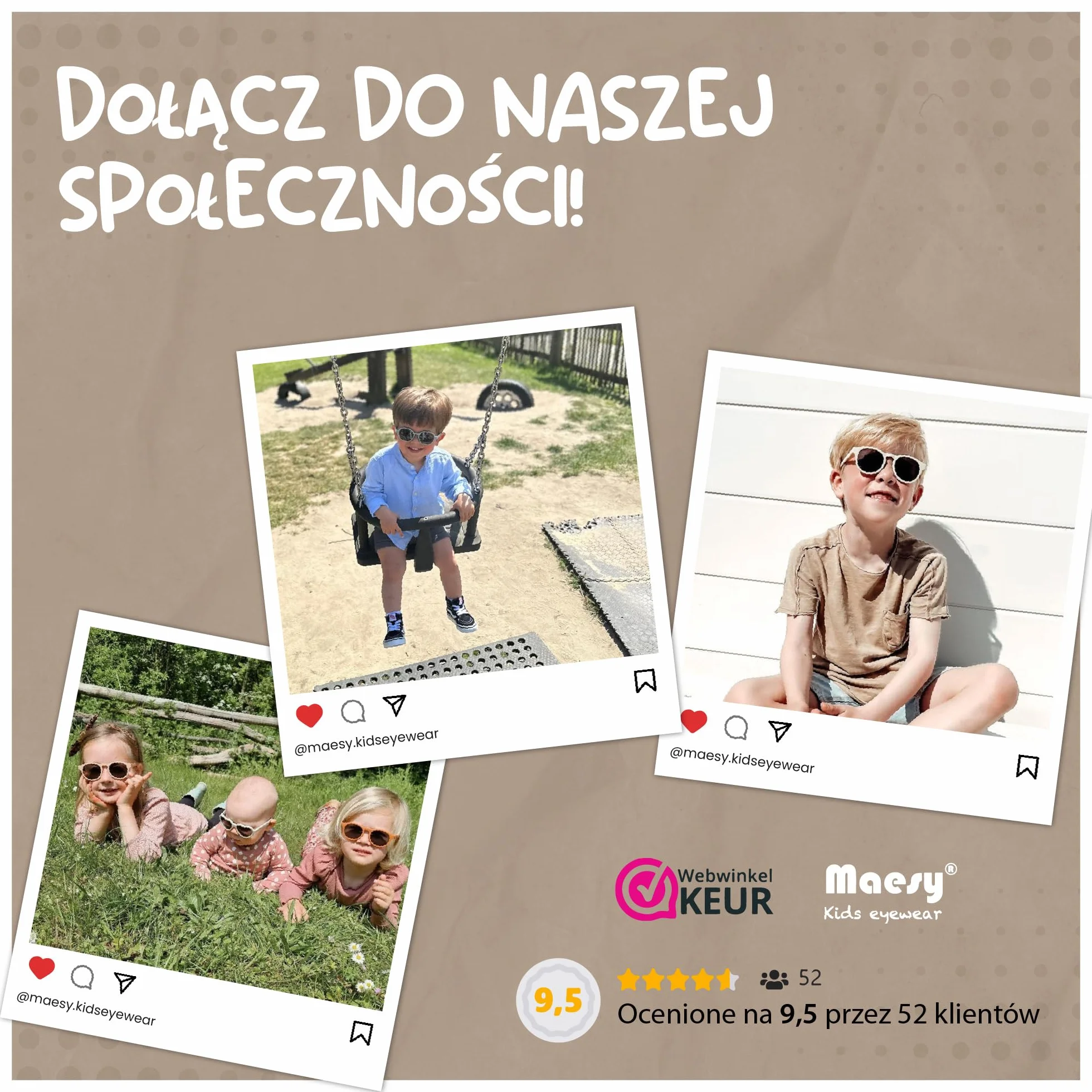 dziecięce okulary przeciwsłoneczne Bowi - 1-3 lata - elastyczne - regulowana gumka - ochrona polaryzacyjna UV400 - maluch i przedszkolak - chłopcy i dziewczynki - okrągłe