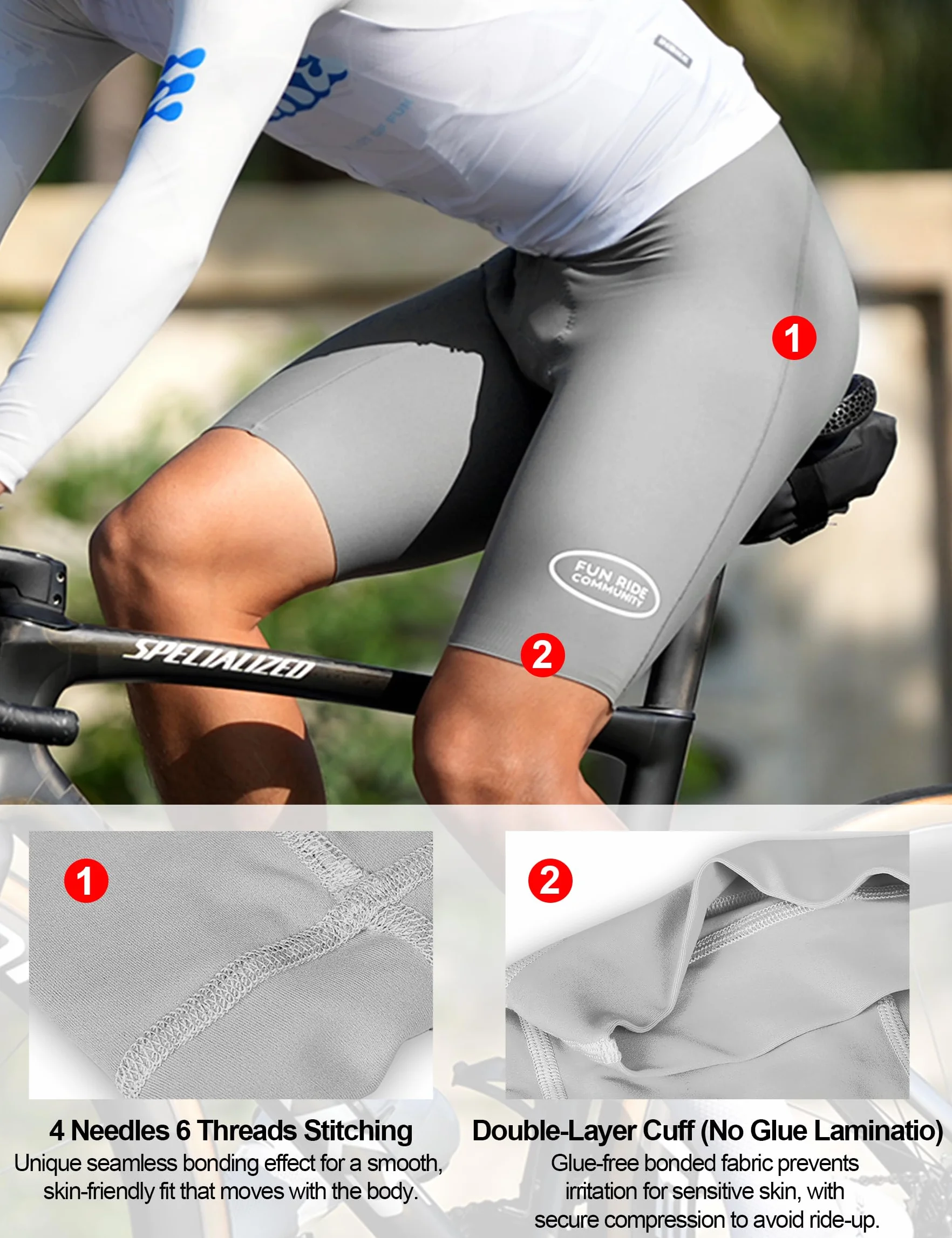 INBIKE Spodenki rowerowe bielizna 3D żel do rowerów szosowych MTB rower kolarski i rowery elektryczne YZ572