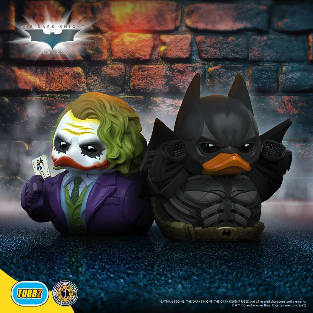 TUBBZ Edycja pudełkowa: Batman Mroczny rycerz - Batman cosplay gumowa kaczka winylowa figurka
