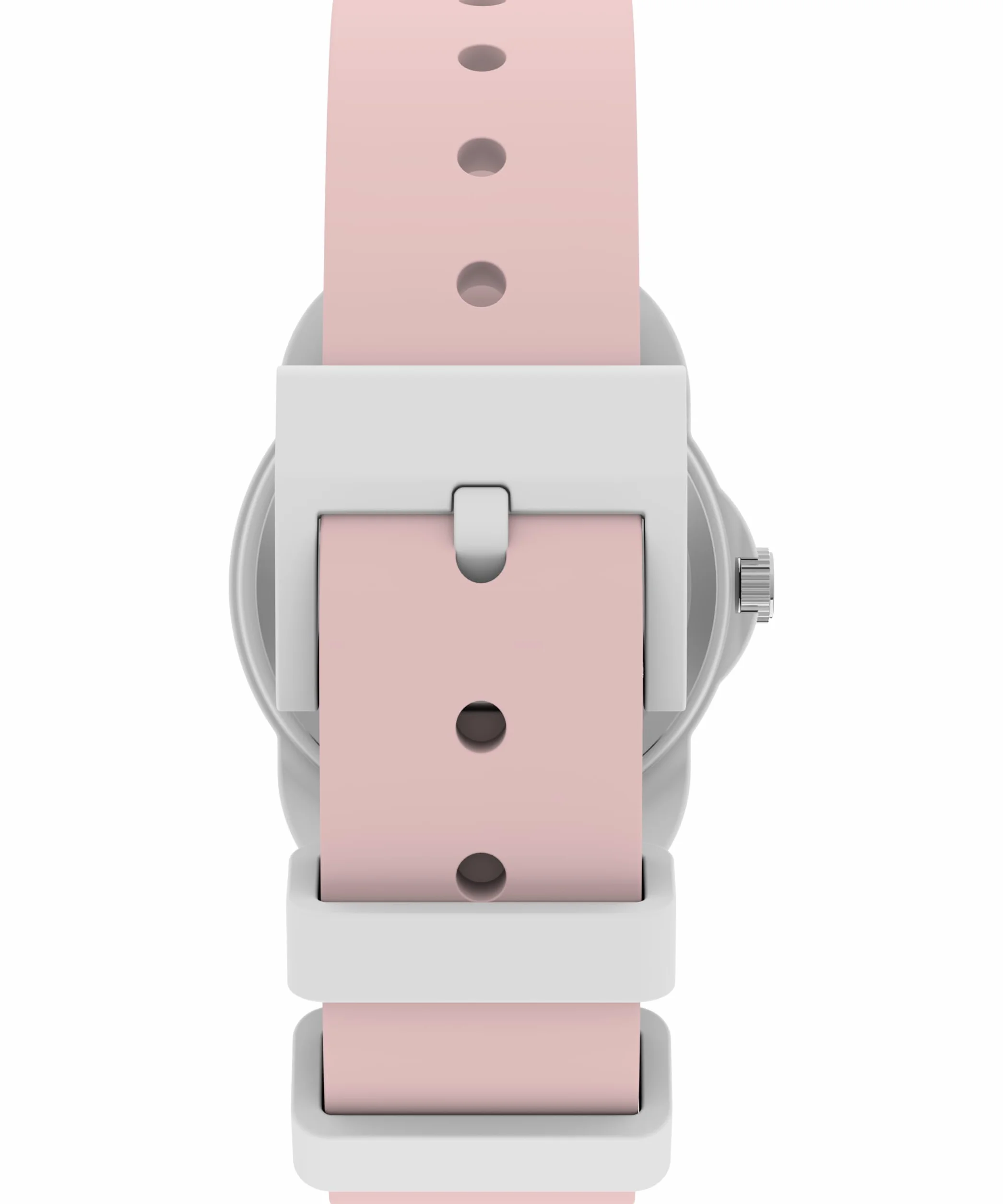 Timex Kids Time Machines® TW2W92000 Zegarek o średnicy 30 mm, różowy silikonowy pasek, biała tarcza, biała koperta