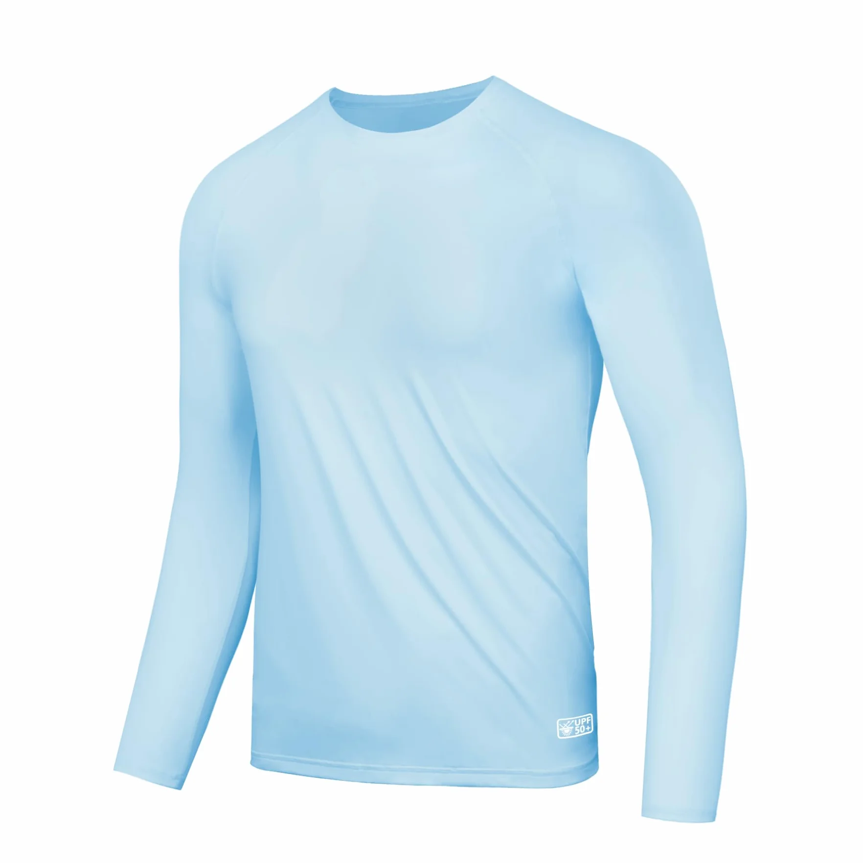 AMZSPORT Męska koszulka UV Rashguard UPF 50 koszulka z długim rękawem i koszulka z krótkim rękawem, ochrona przed słońcem, oddychająca, szybkoschnąca, ochrona przed słońcem, do wędkowania, surfowania