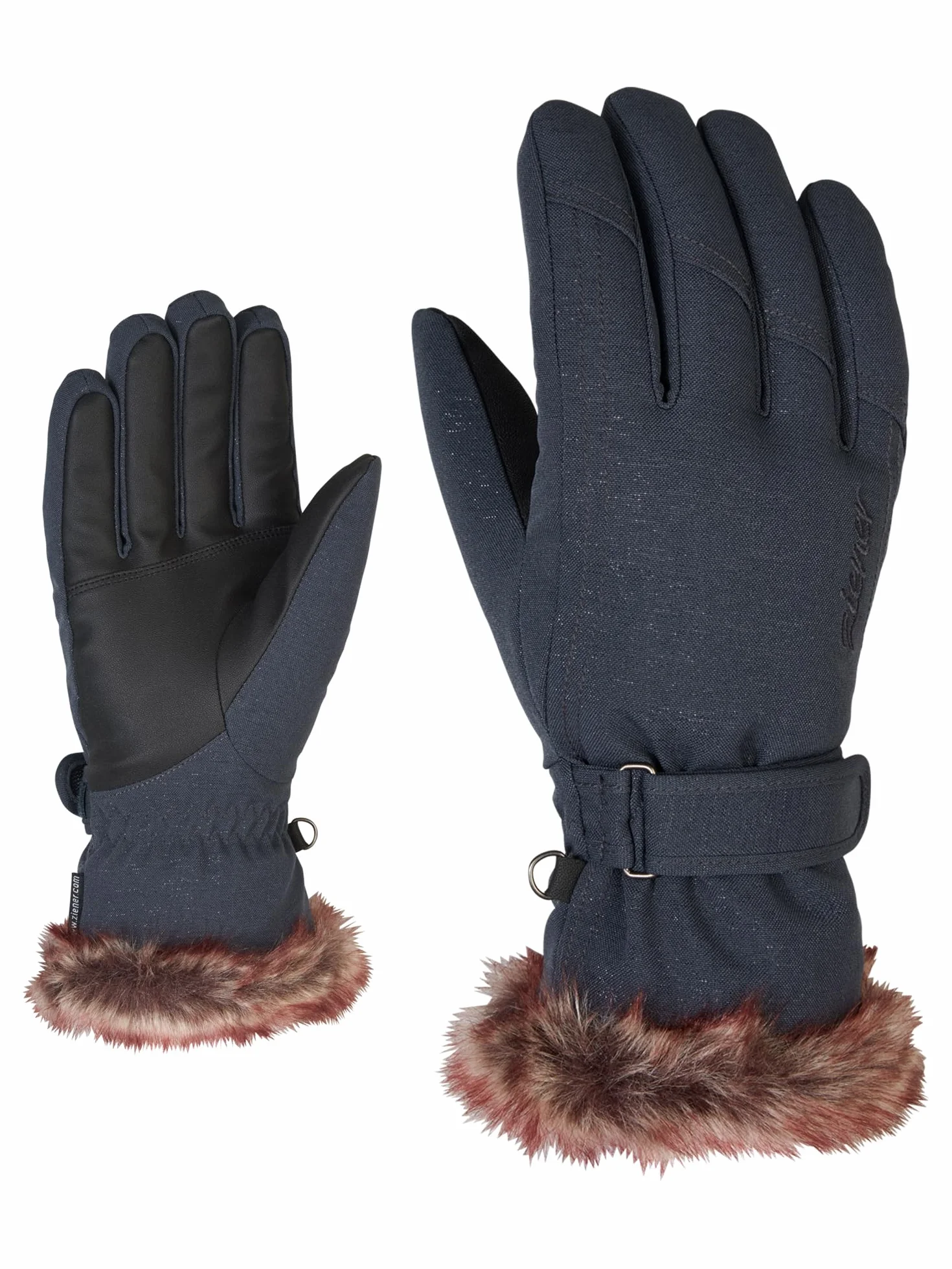 Ziener Damskie rękawice narciarskie/sporty zimowe, ciepłe, oddychające, 801117