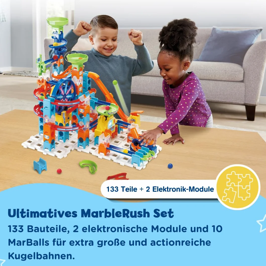 Vtech Marble Rush - Ultimate Tor Kulkowy, Wielokolorowy, 4-12 lat