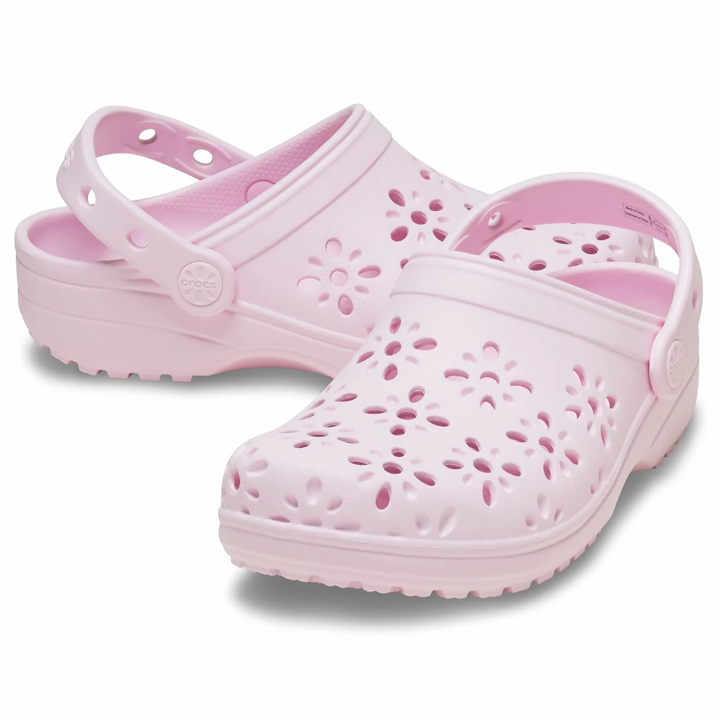 Crocs Uniseks - dzieci Classic Floral Cut Out Clog TChodak