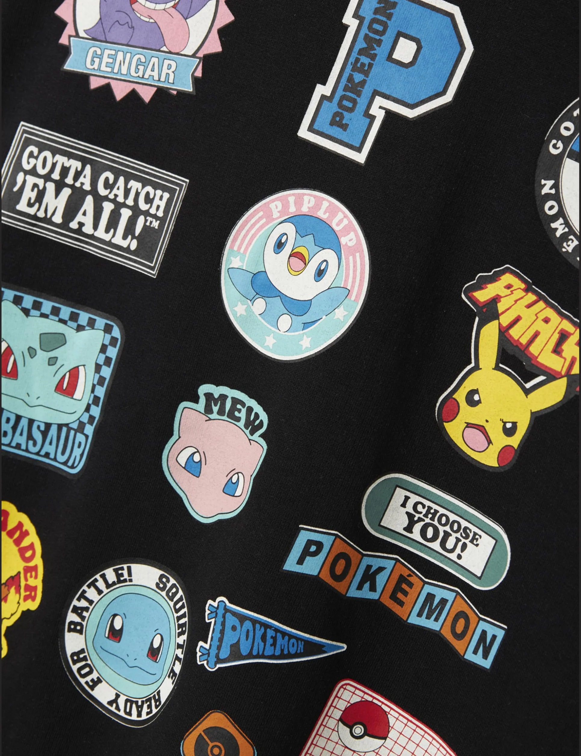NAME IT Nkmjimmi Pokemon Nreg Sweat Wh Unb Sky, czarny, 146-152