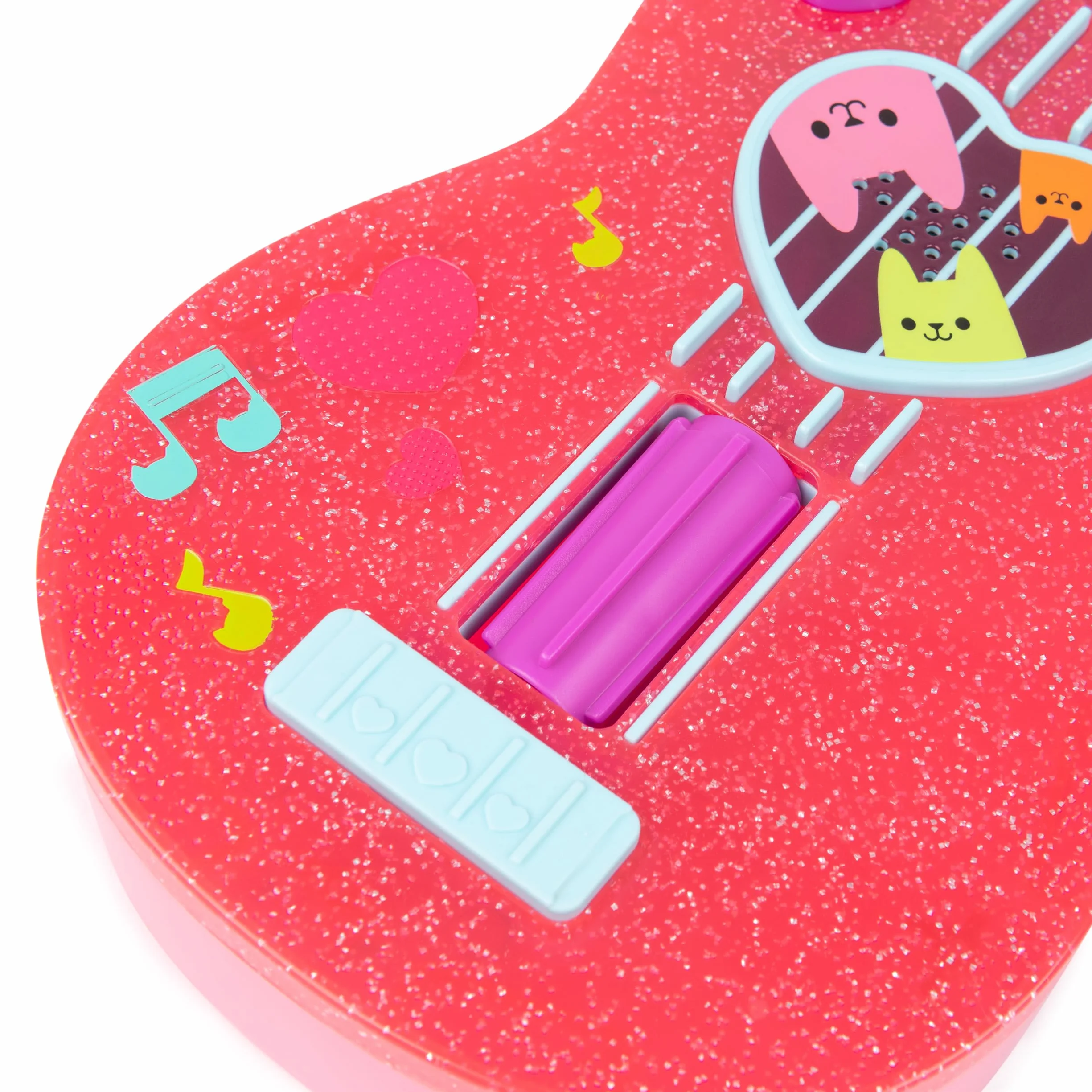 Gabby i Magiczny Dom - Gabby Dollhouse - Interaktywne ukulele - Gitara dziecięca - Muzyka dla dzieci - Utwory z efektami dźwiękowymi - Kreskówka Gabby i Magiczny Dom - Zabawka dla dzieci od 3 lat