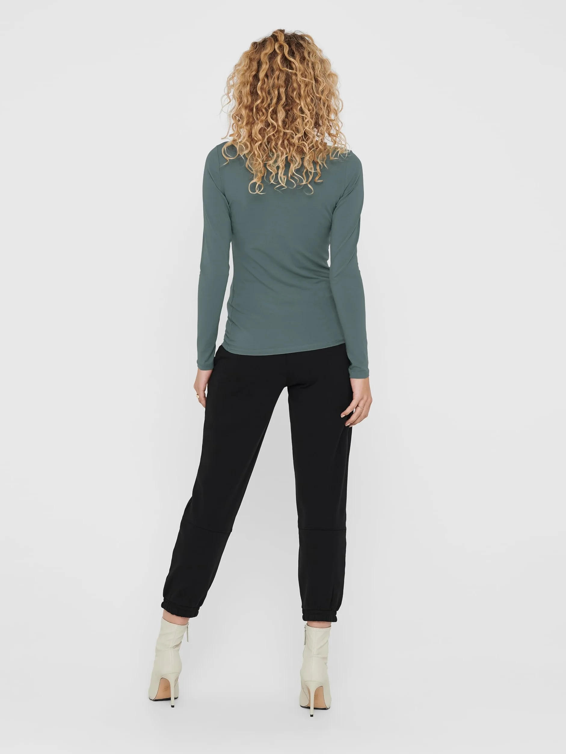 ONLY Koszulka Kobiety Onllive Love Life L/S Oneck Top Noos Jrs